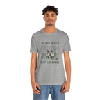 No Bad Trails, Just Bad Knees T-Shirt — Funny Hiking Tee for Outdoor Lovers