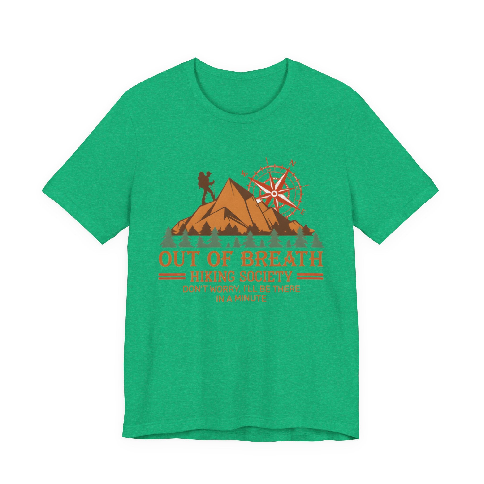 Out of Breath Hiking Society T-Shirt – Funny Hiker Graphic Tee