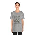 No Bad Trails, Just Bad Knees T-Shirt — Funny Hiking Tee for Outdoor Lovers