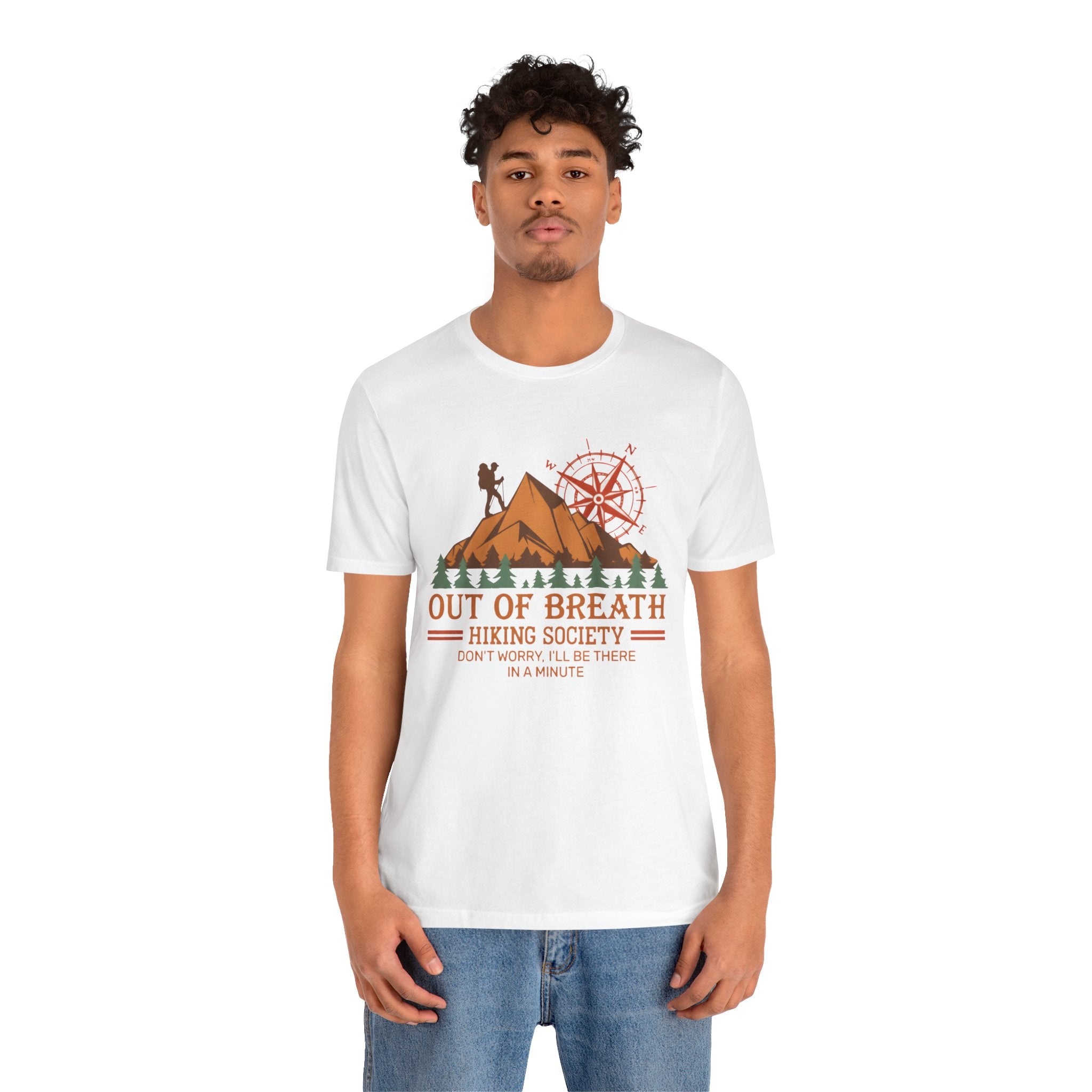 Out of Breath Hiking Society T-Shirt – Funny Hiker Graphic Tee