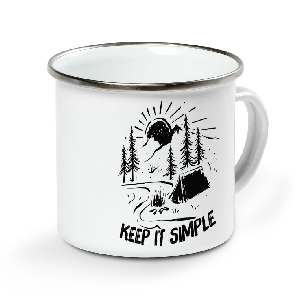 Keep It Simple Camping Mug Campfire Mug