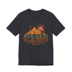 Out of Breath Hiking Society T-Shirt – Funny Hiker Graphic Tee