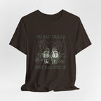 No Bad Trails, Just Bad Knees T-Shirt — Funny Hiking Tee for Outdoor Lovers