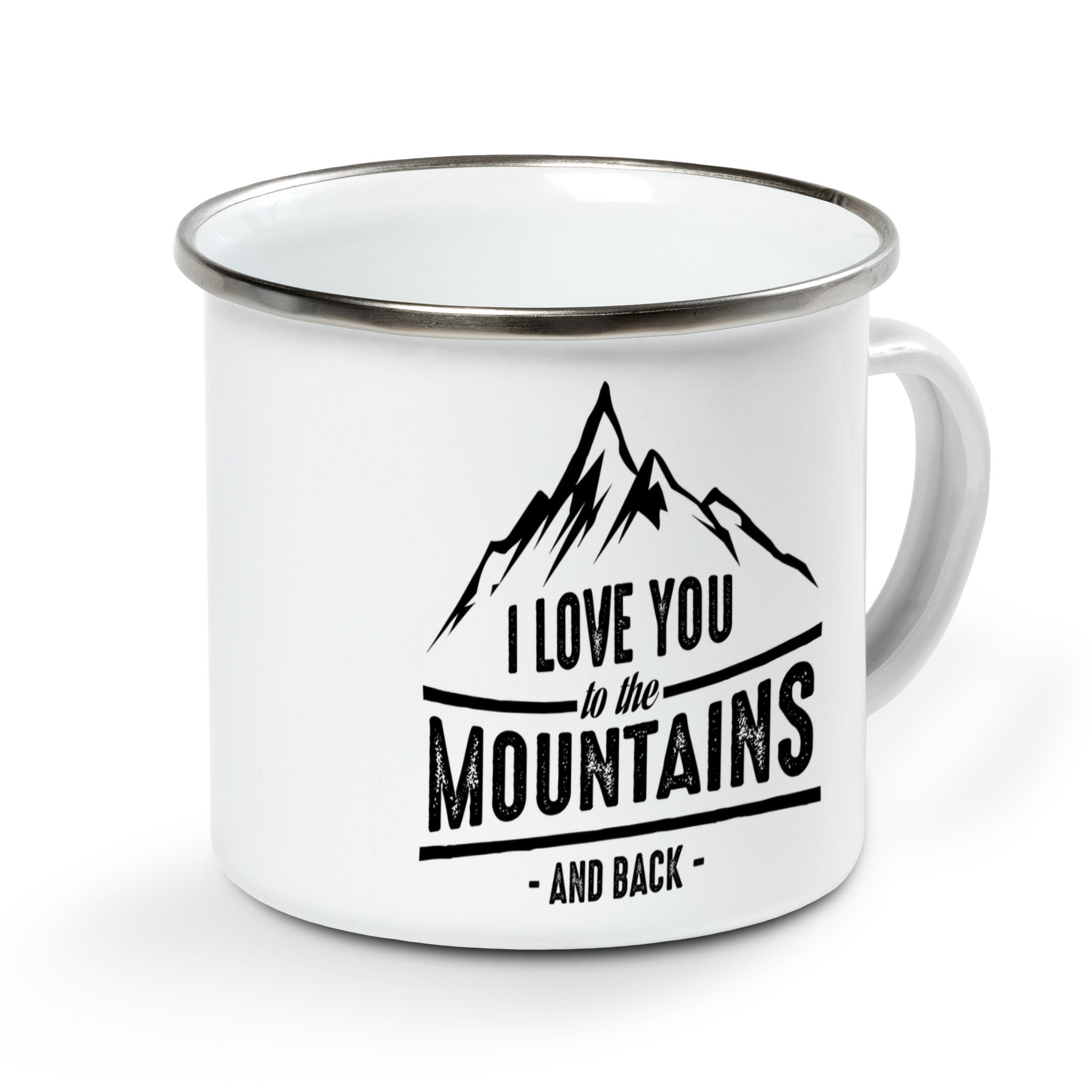 I Love You To Mountains Camping Mug Campfire Mug