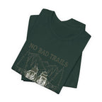 No Bad Trails, Just Bad Knees T-Shirt — Funny Hiking Tee for Outdoor Lovers