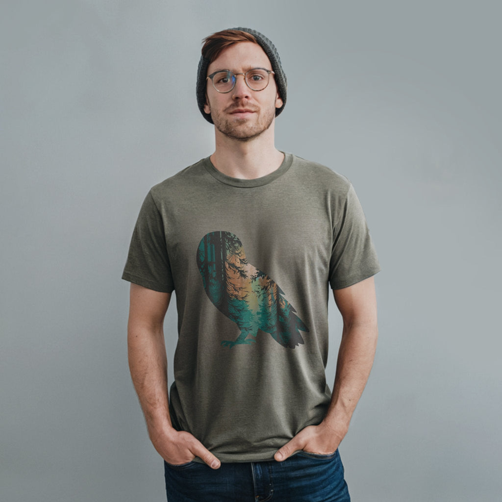 Barn Owl Silhouette T-Shirt
