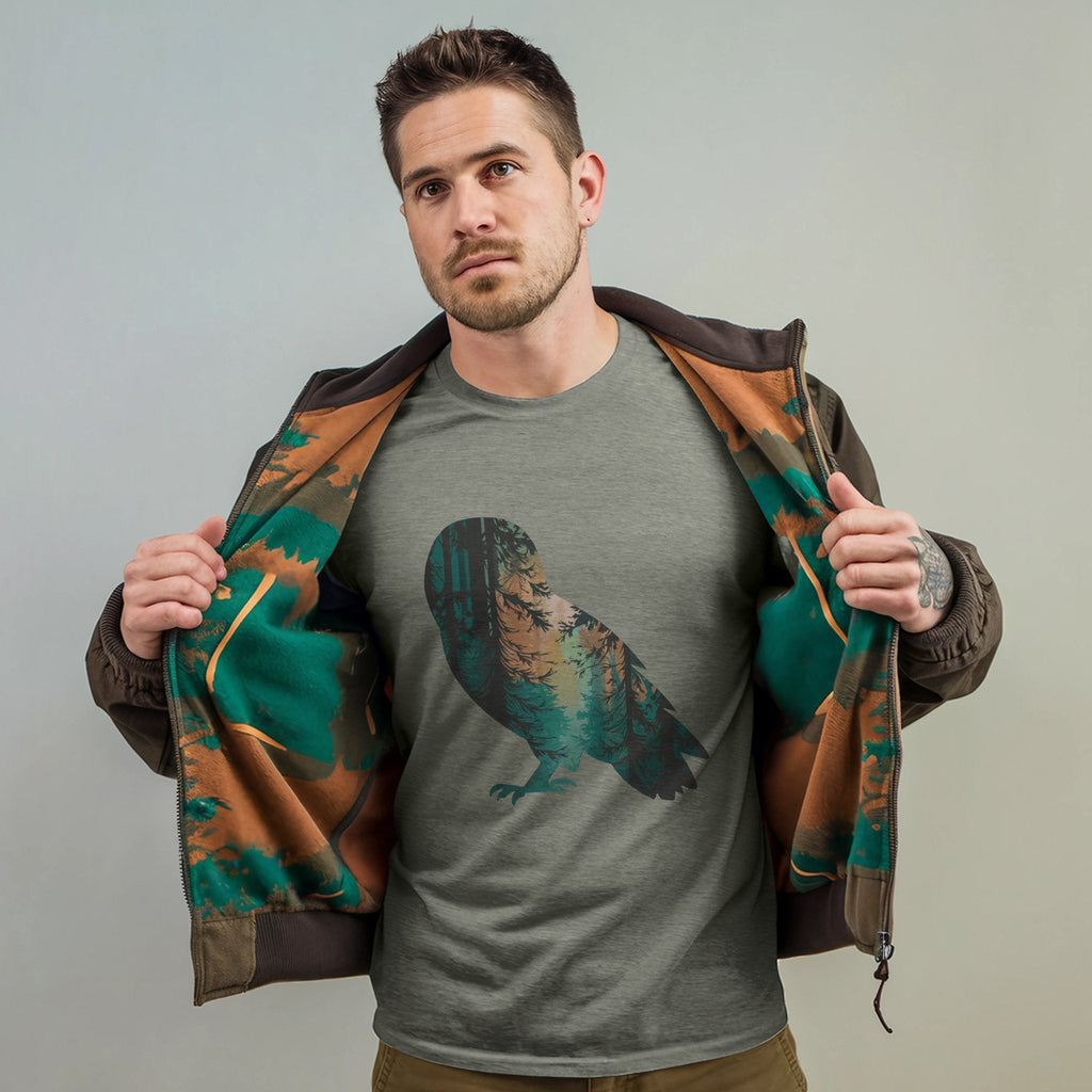 Barn Owl Silhouette T-Shirt