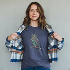 Horned Owl Mosaic T-Shirt