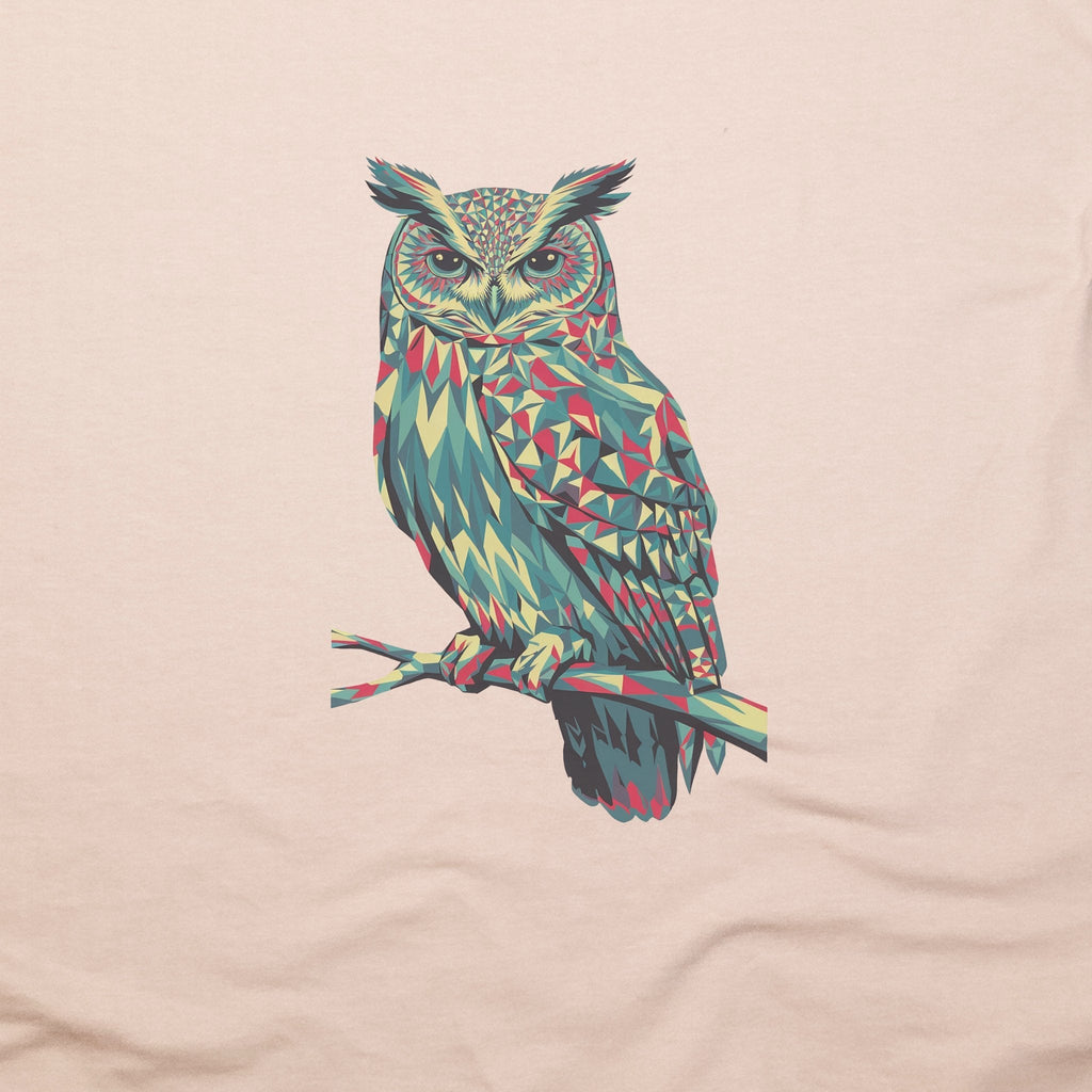 Horned Owl Mosaic T-Shirt