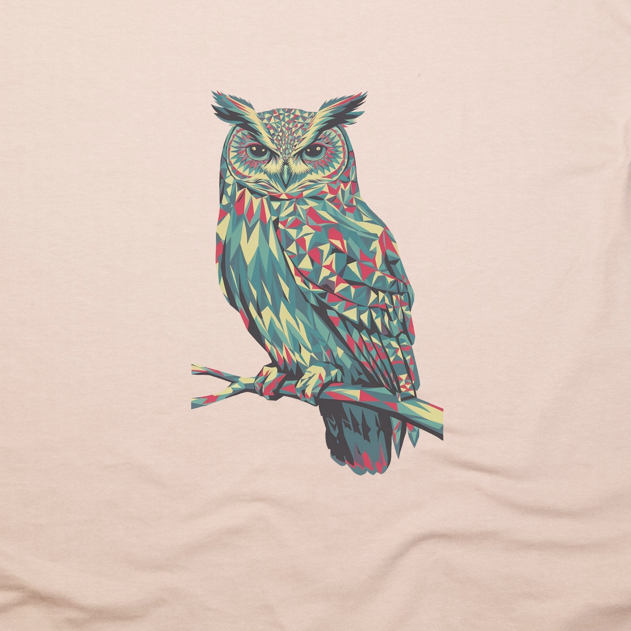Horned Owl Mosaic T-Shirt