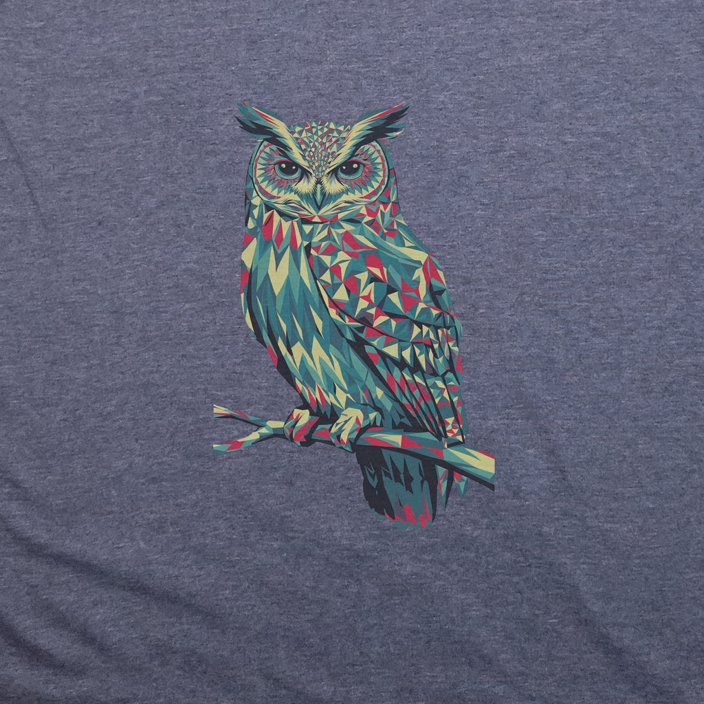 Horned Owl Mosaic T-Shirt
