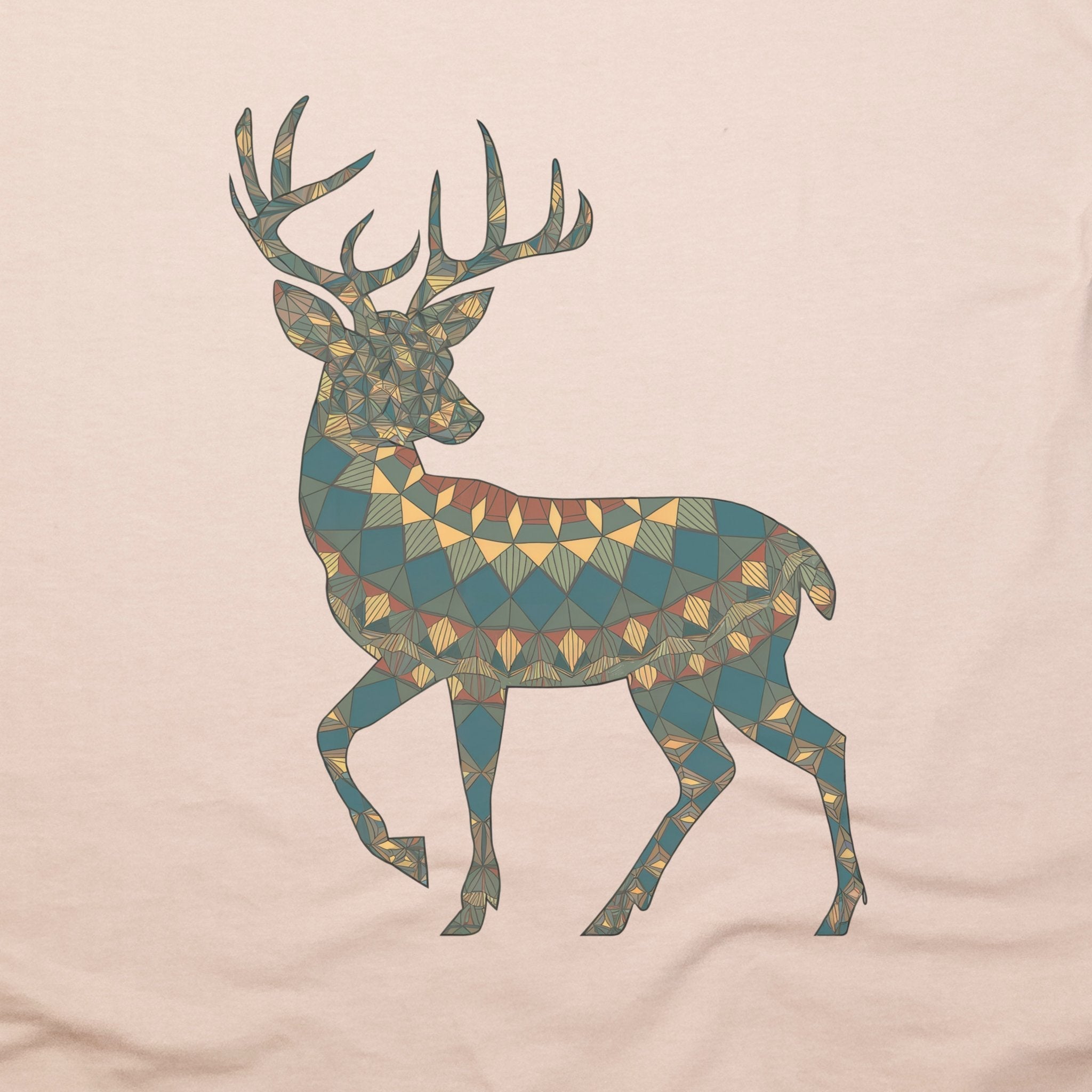 Deer Southwestern Mosaic T-Shirt