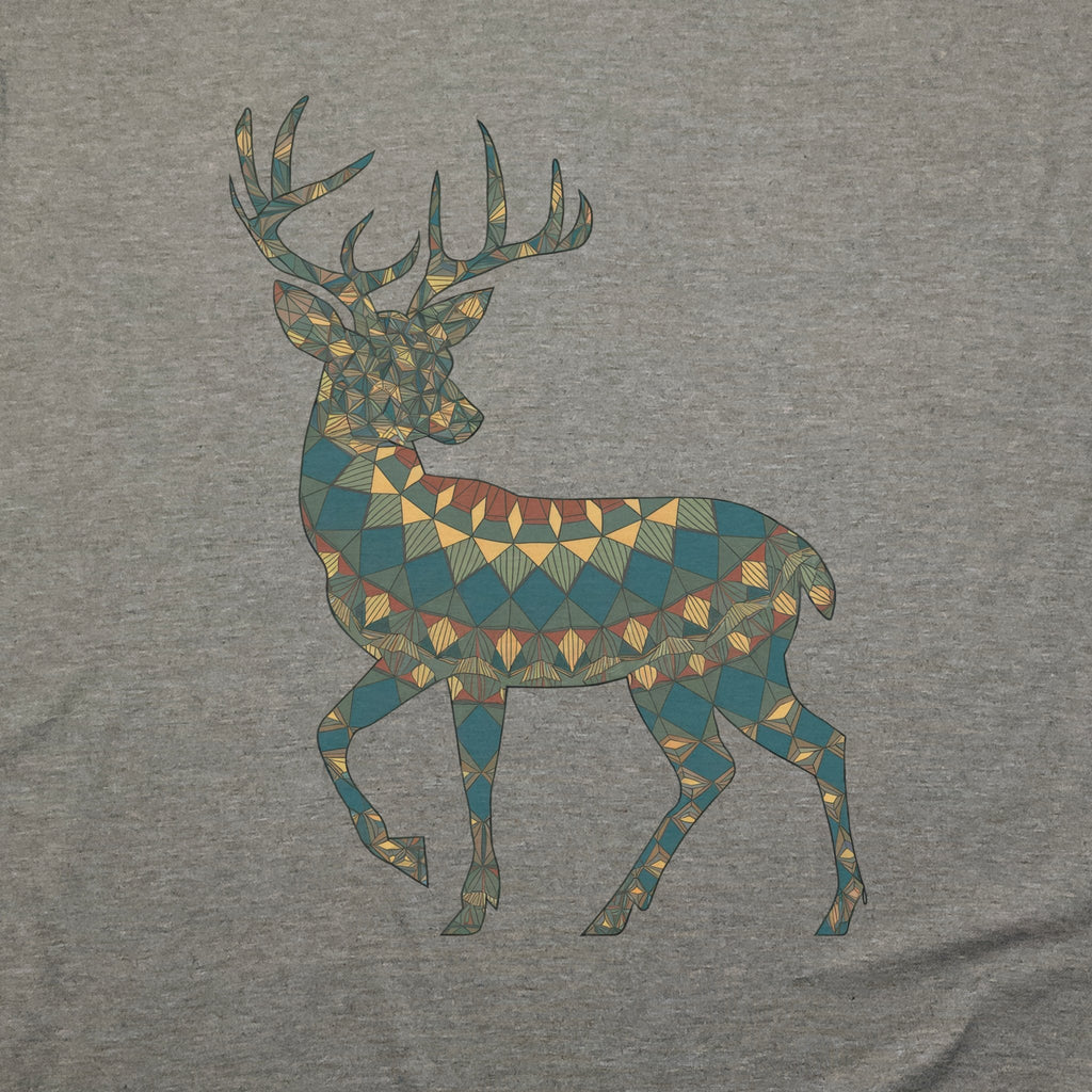 Deer Southwestern Mosaic T-Shirt