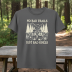 No Bad Trails Just Bad Knees Shirt, Funny Hiking Shirt