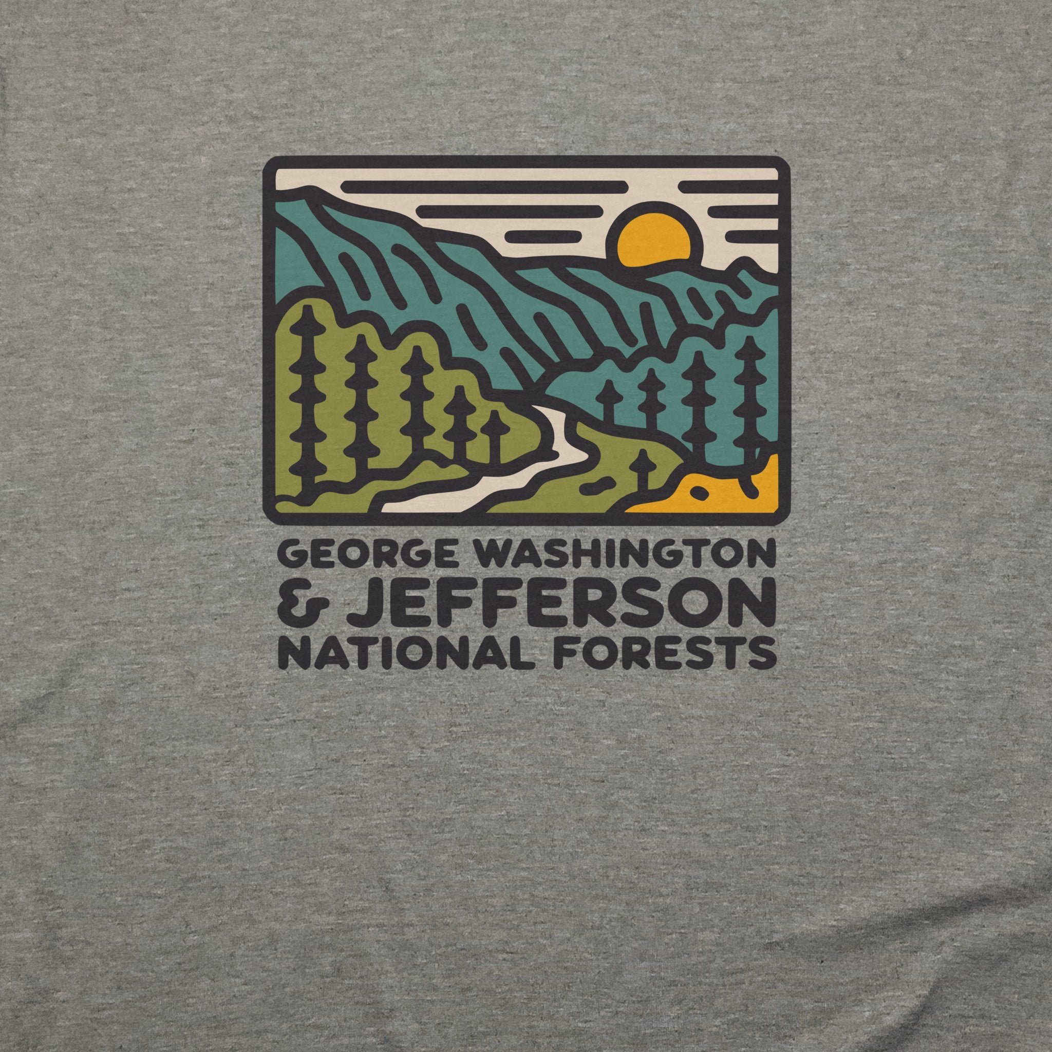 George Washington and Jefferson National Forests T-Shirt