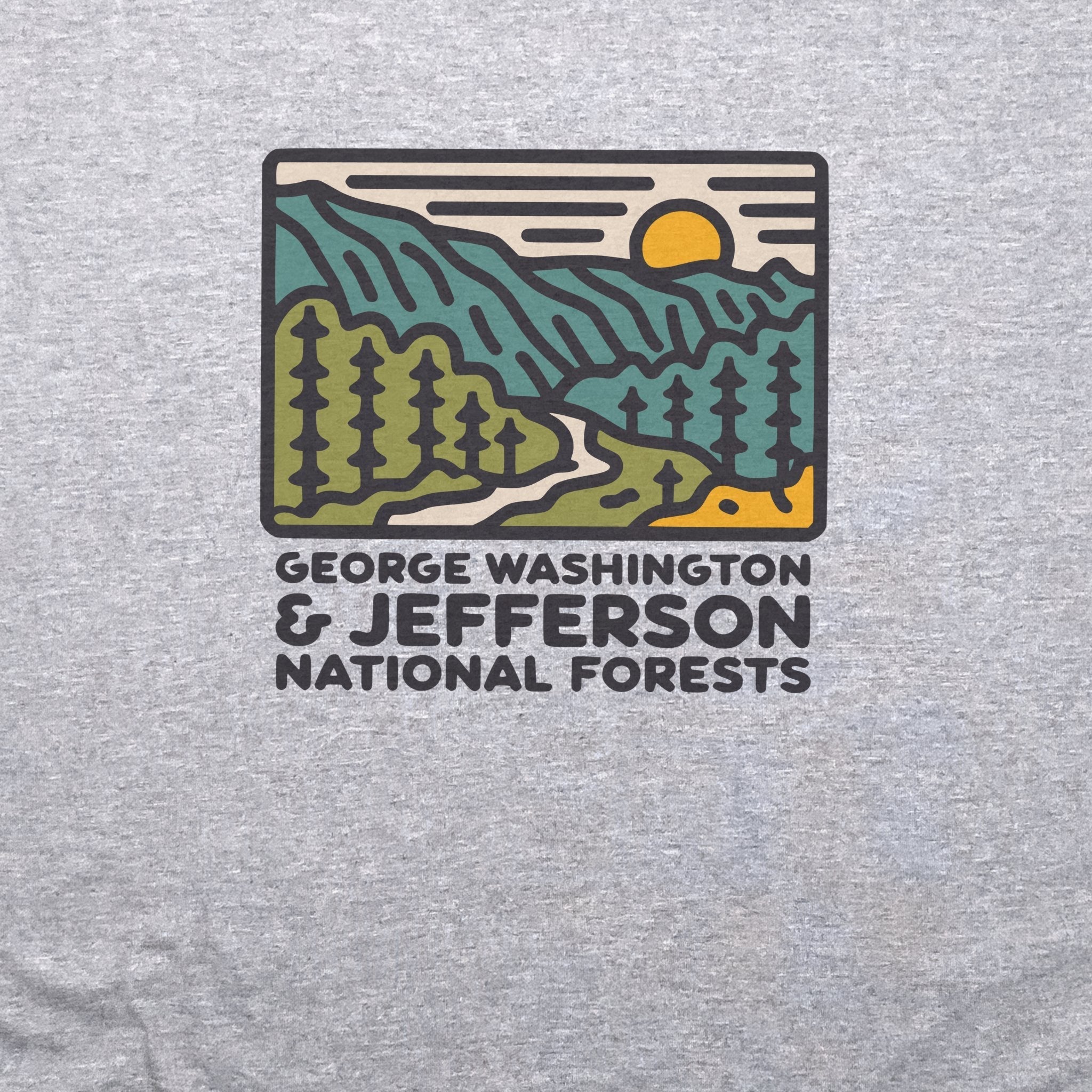 George Washington and Jefferson National Forests T-Shirt