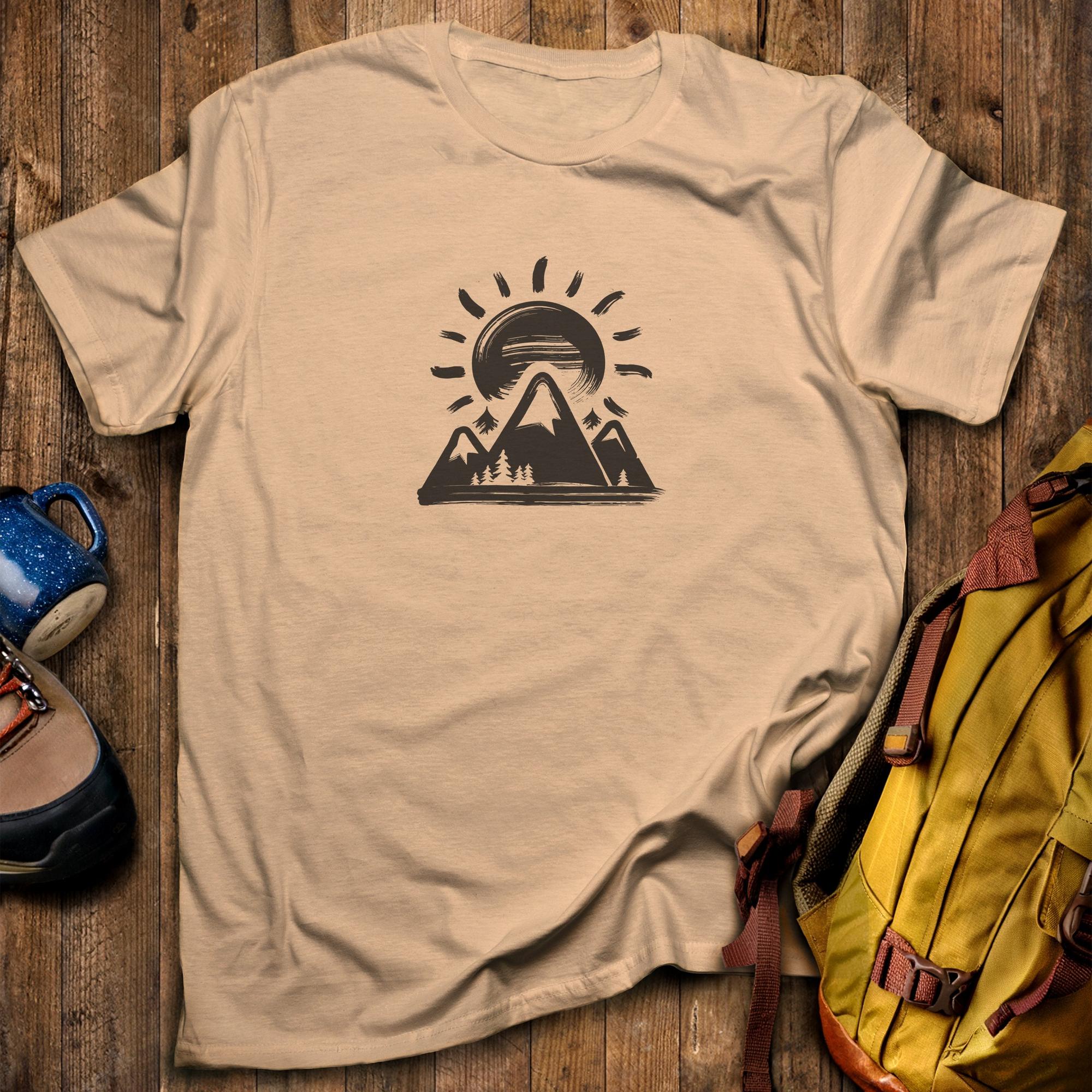 Summit Sunrise Painting T-Shirt