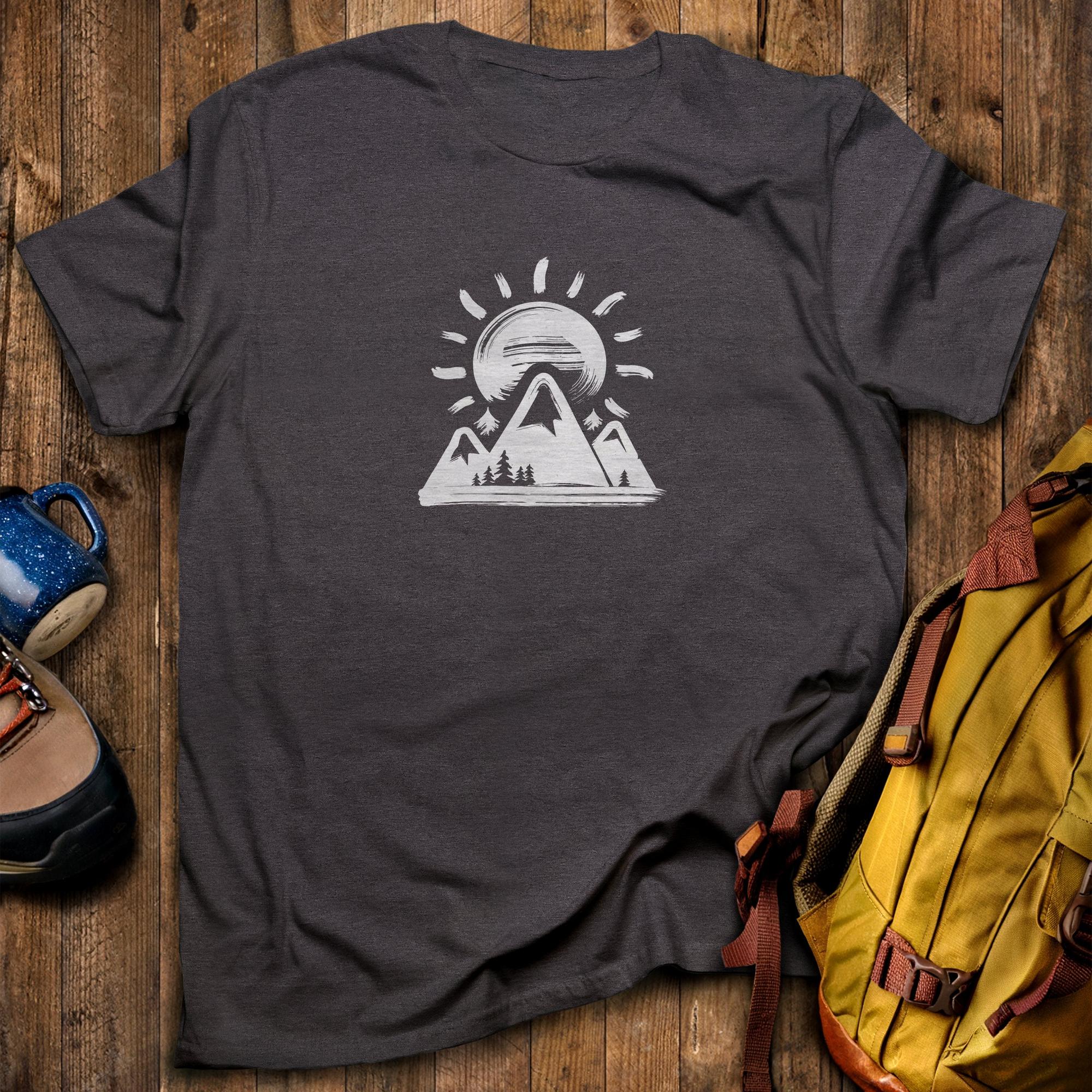 Summit Sunrise Painting T-Shirt