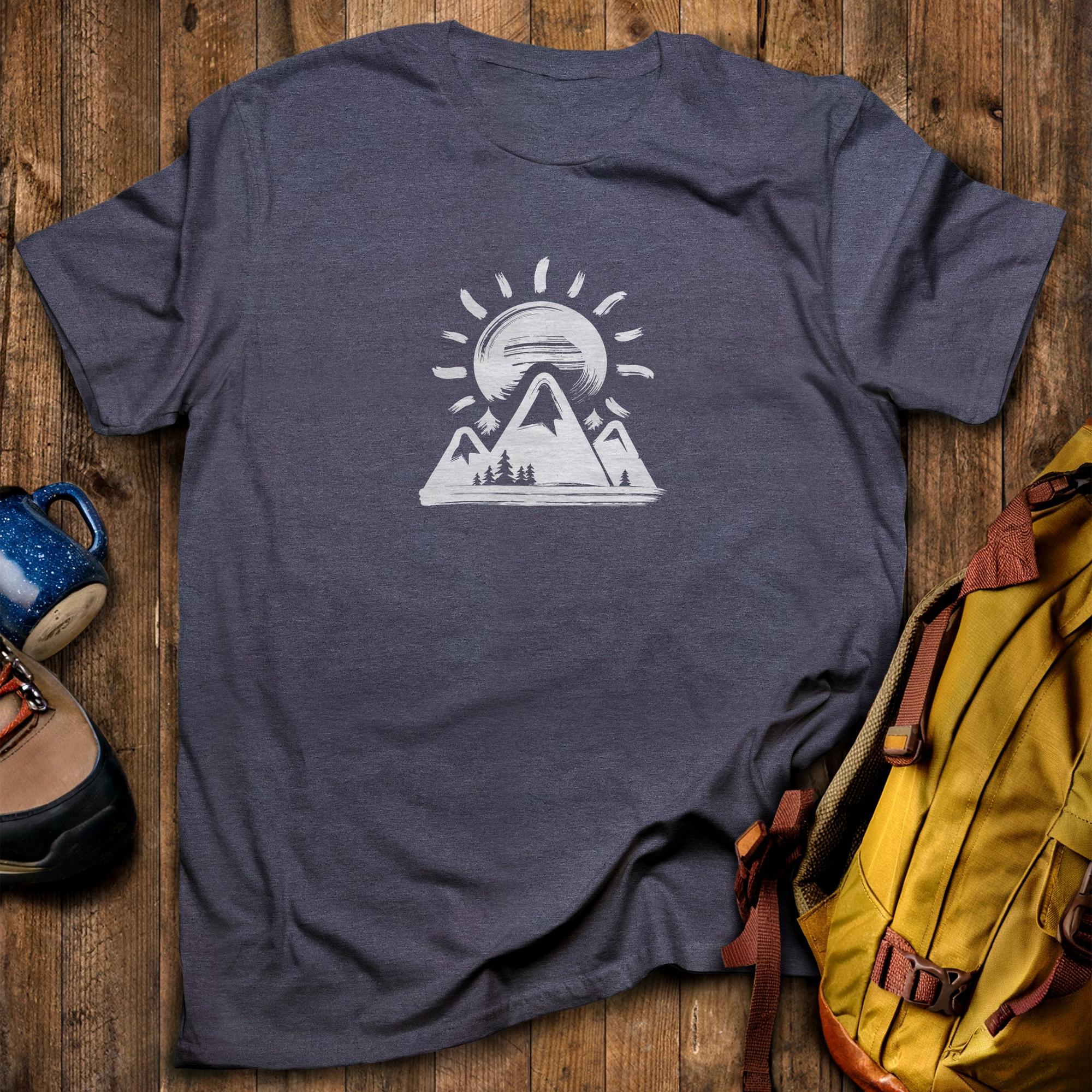 Summit Sunrise Painting T-Shirt
