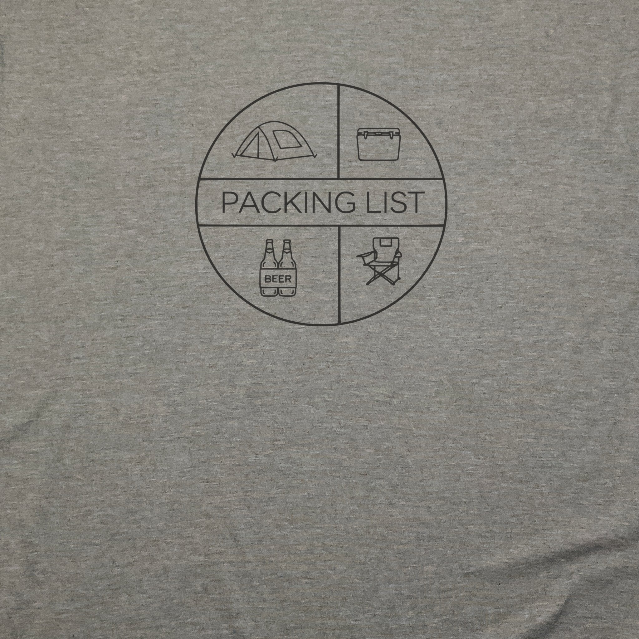 Camping Packing List T-Shirt