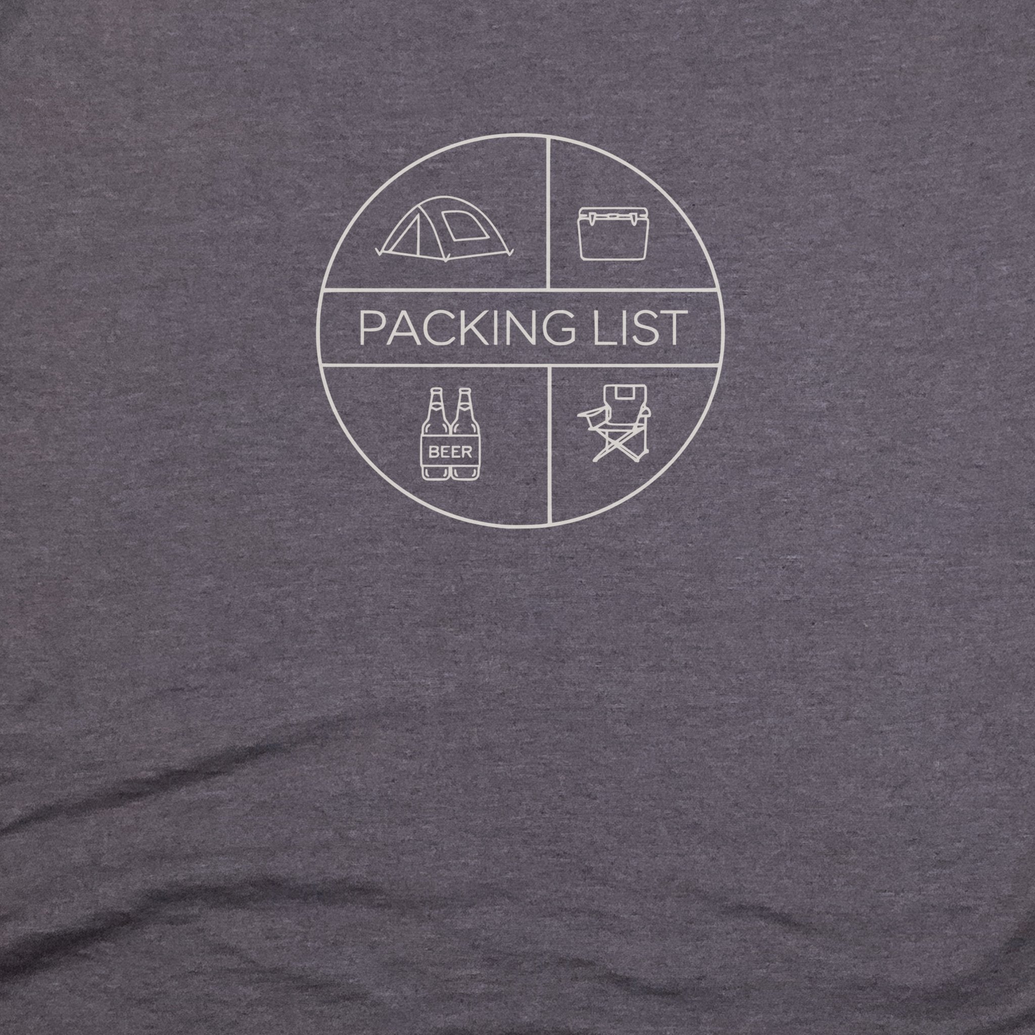 Camping Packing List T-Shirt