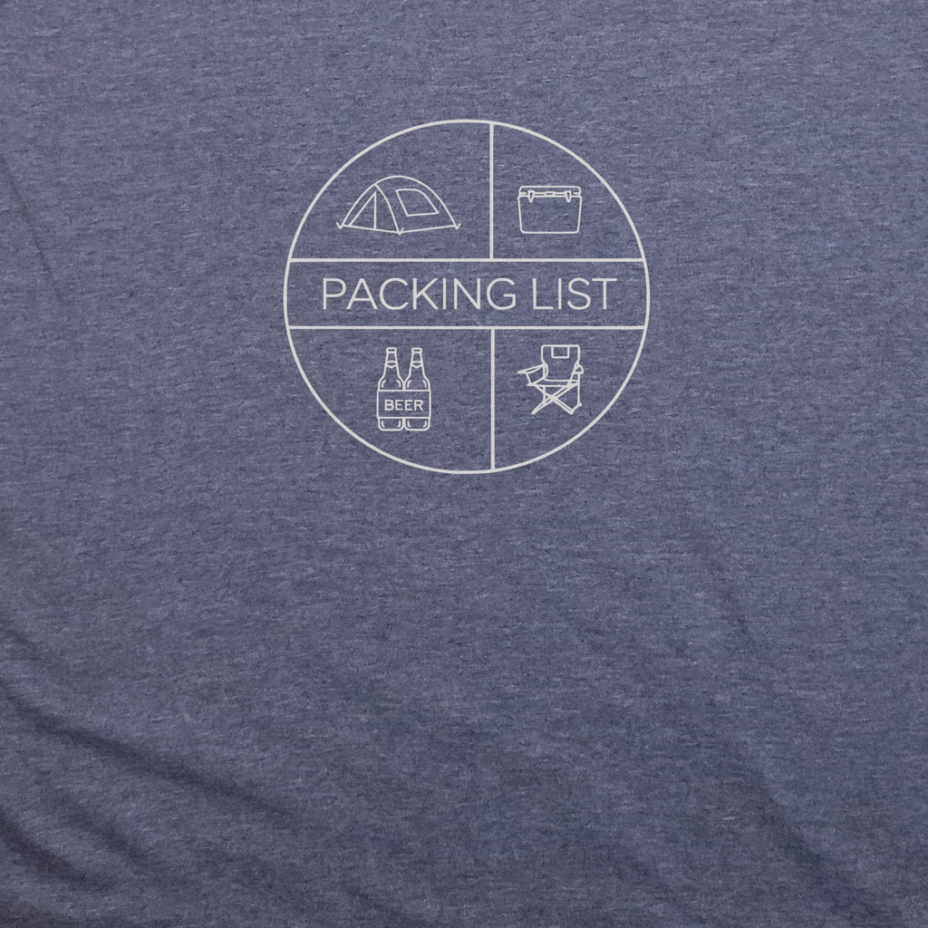 Camping Packing List T-Shirt