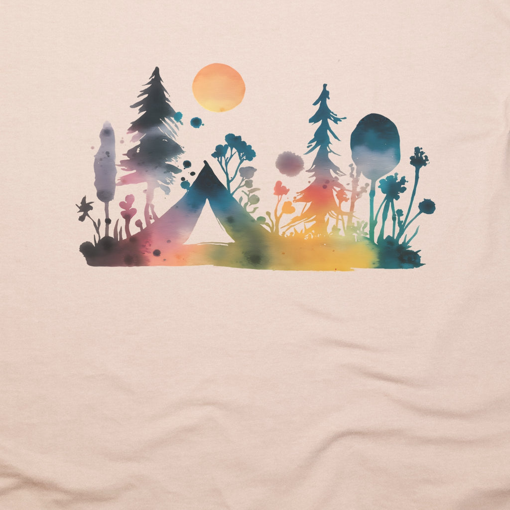 Watercolor Wildflower Retreat T-Shirt