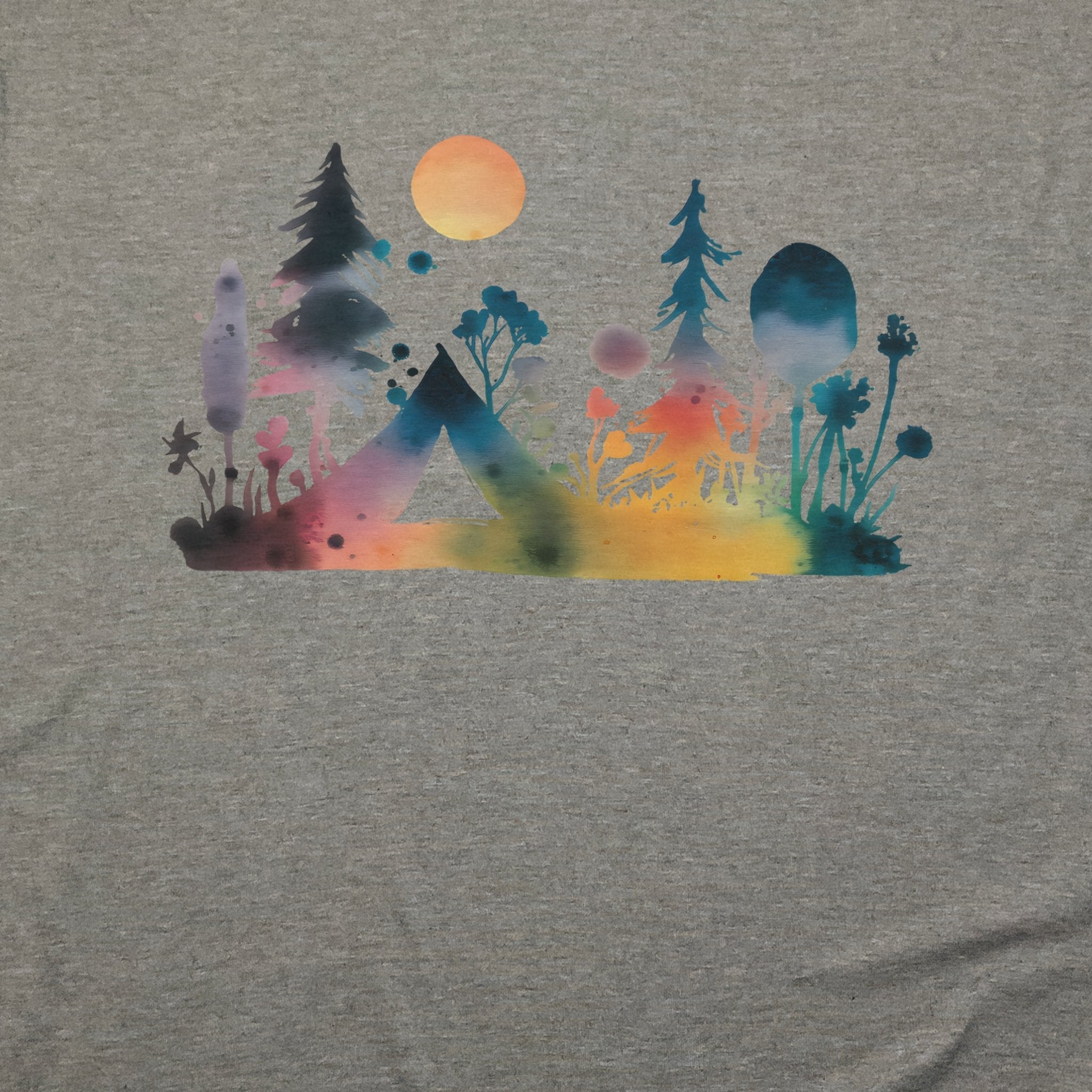 Watercolor Wildflower Retreat T-Shirt