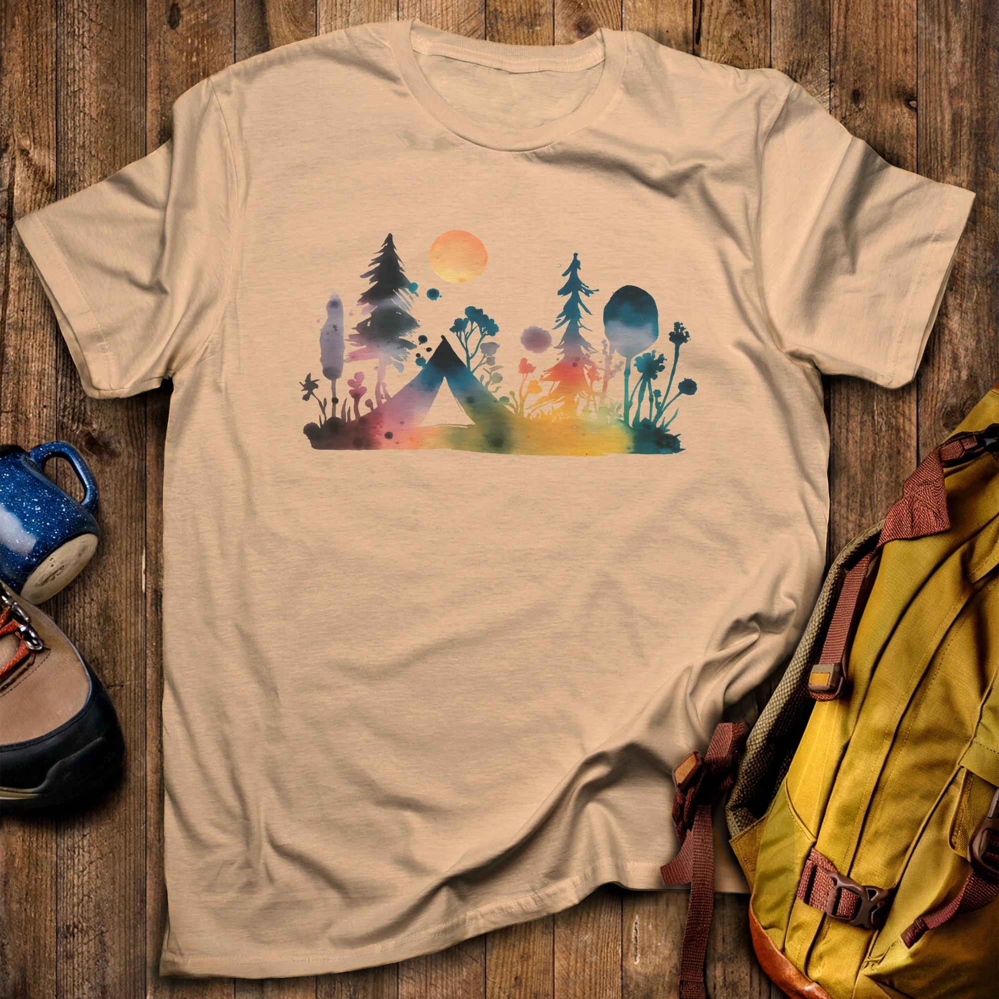 Watercolor Wildflower Retreat T-Shirt