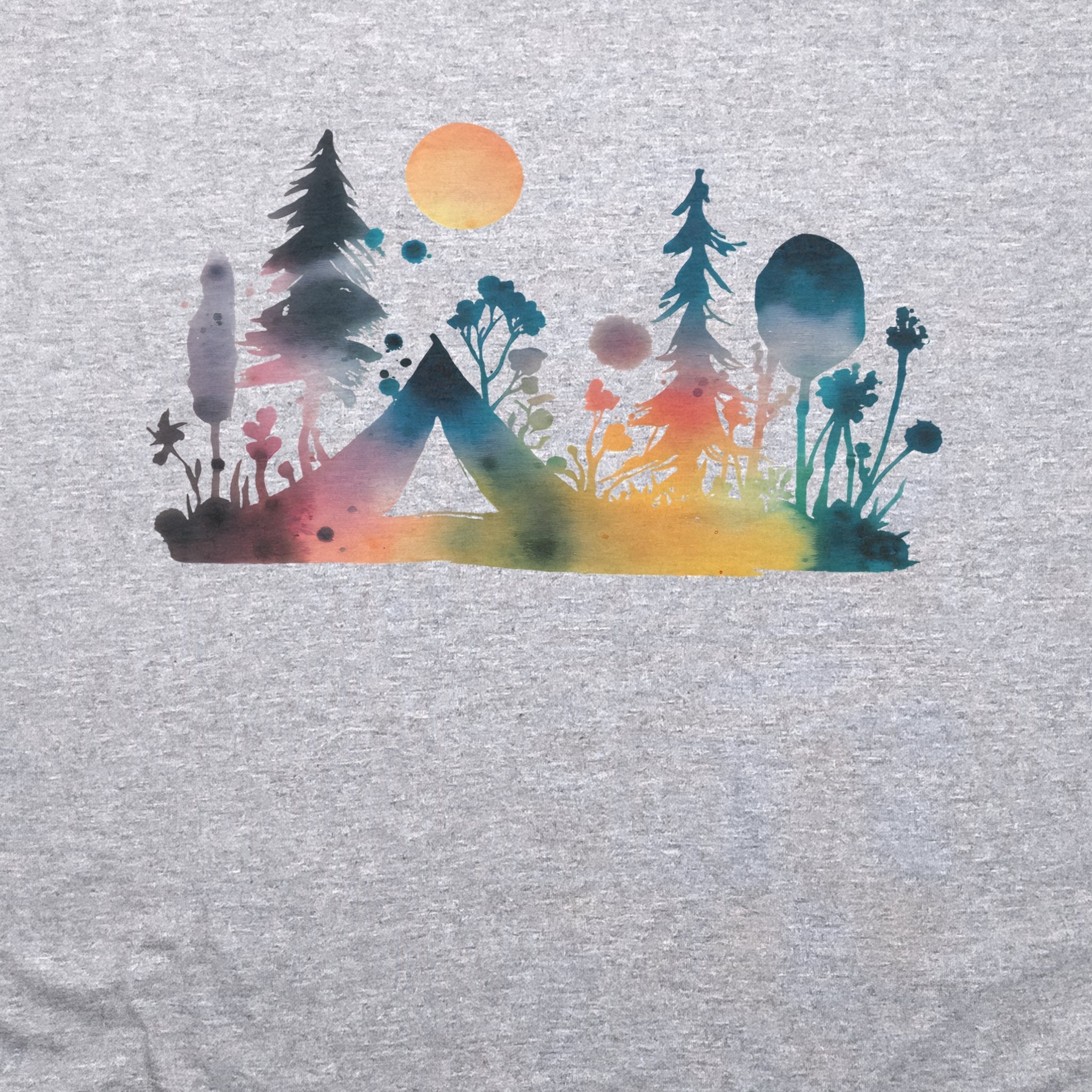 Watercolor Wildflower Retreat T-Shirt