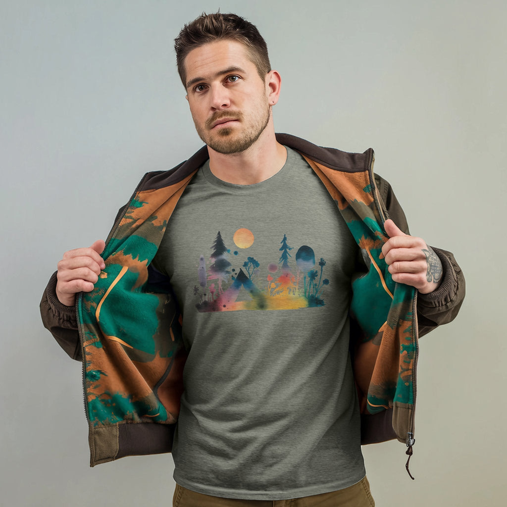 Watercolor Wildflower Retreat T-Shirt