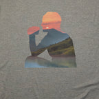 Sipping Coffee at Sunset T-Shirt