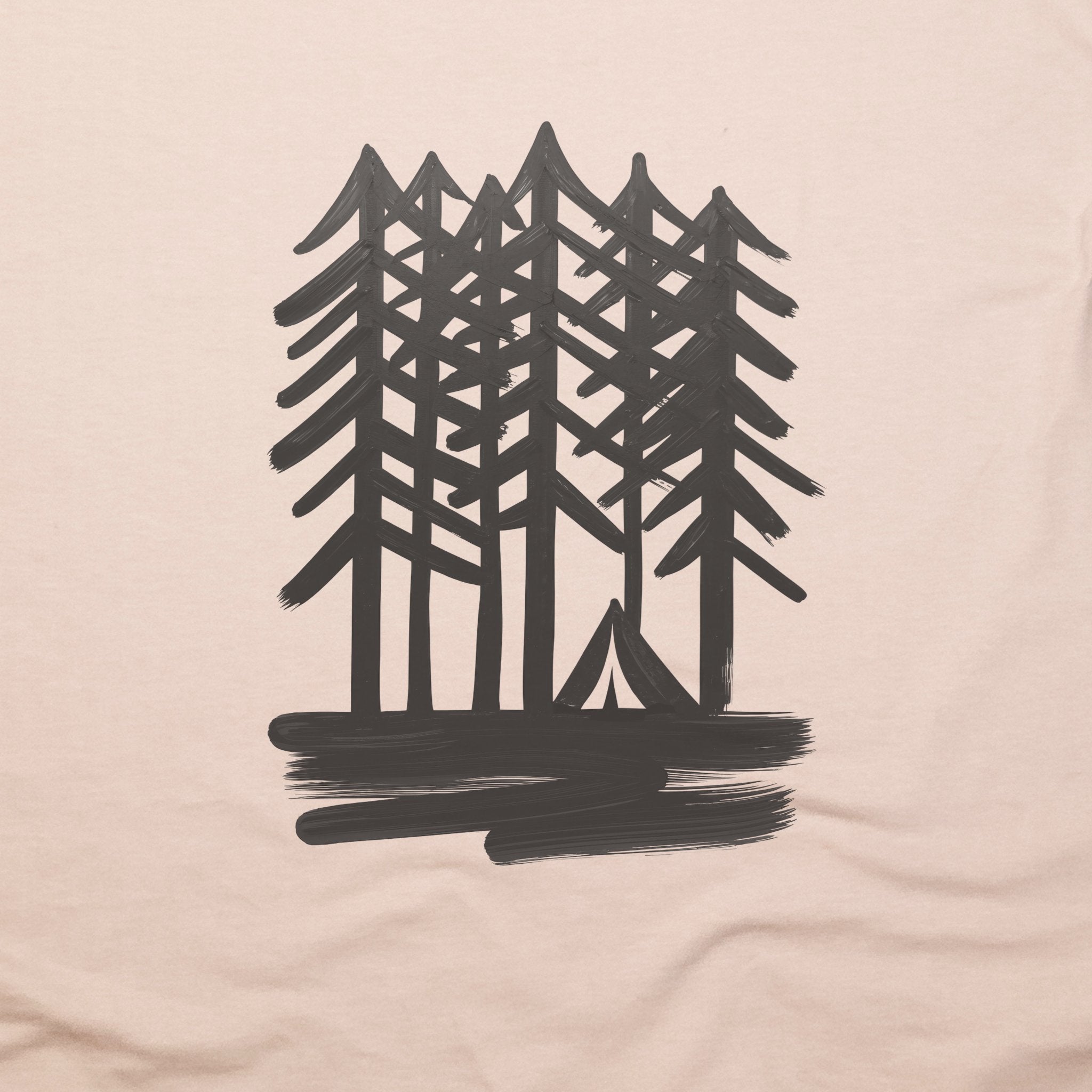 Tall Tree Painting T-Shirt