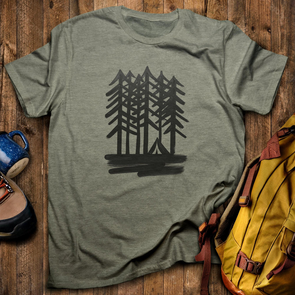 Tall Tree Painting T-Shirt