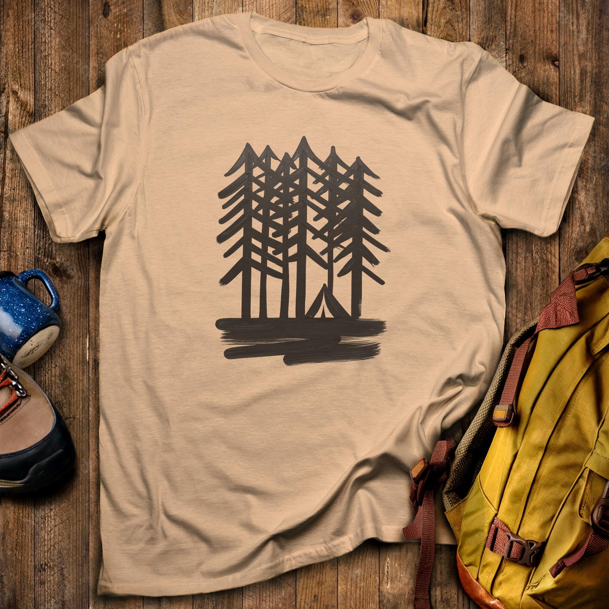 Tall Tree Painting T-Shirt