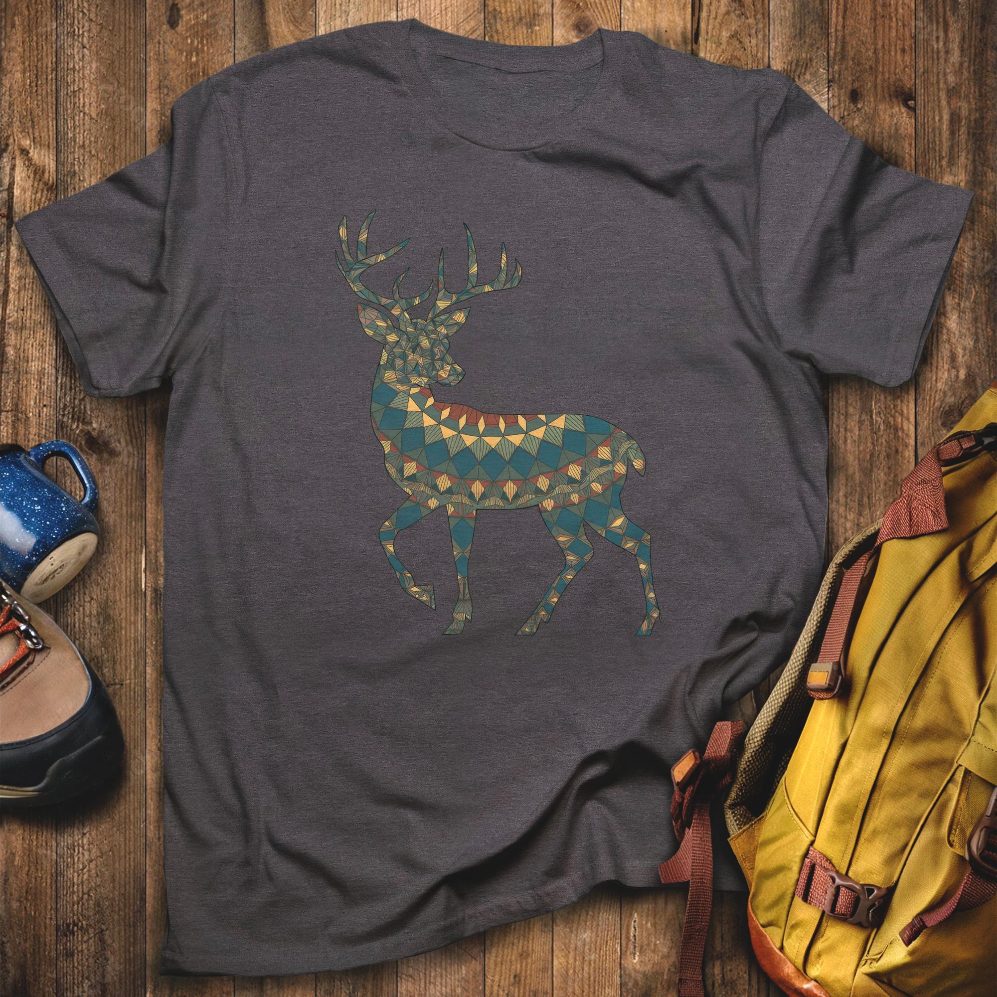 Deer Southwestern Mosaic T-Shirt