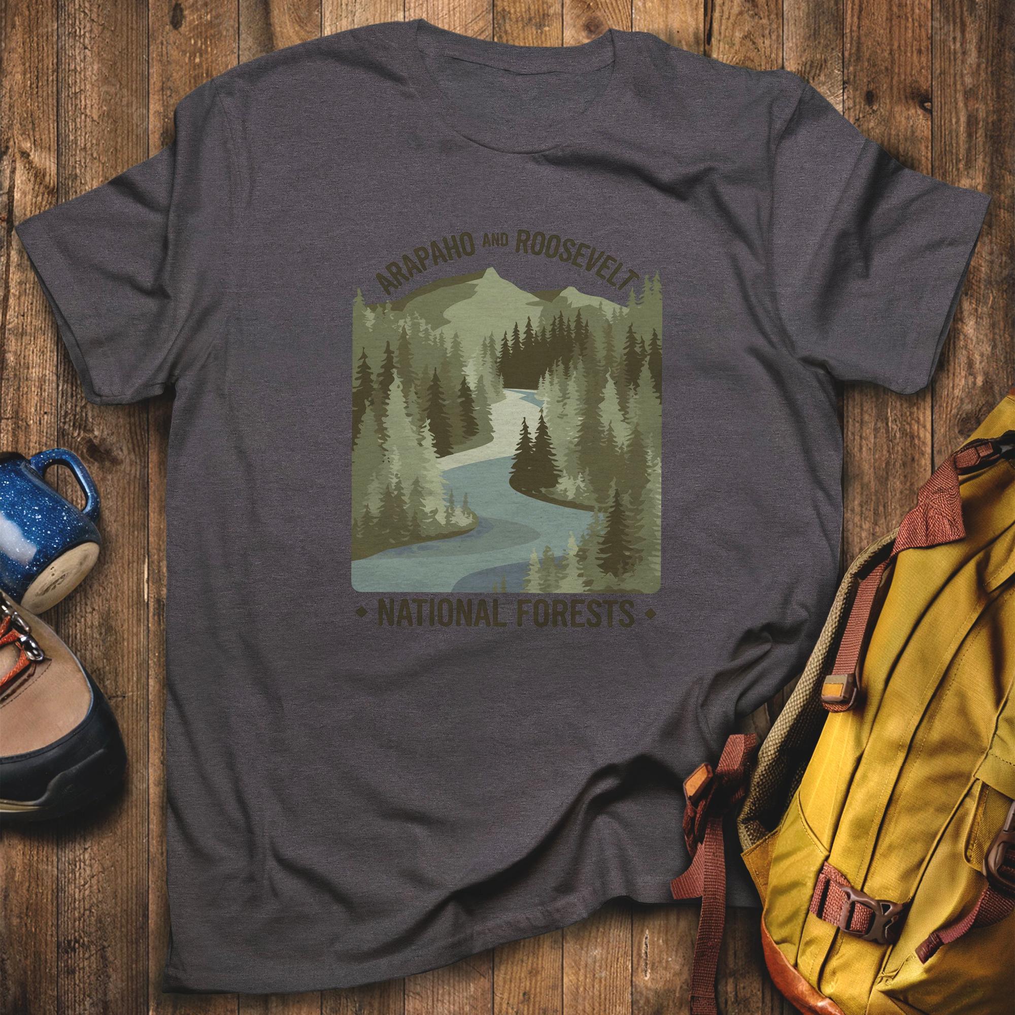 Arapaho and Roosevelt National Forests T-Shirt
