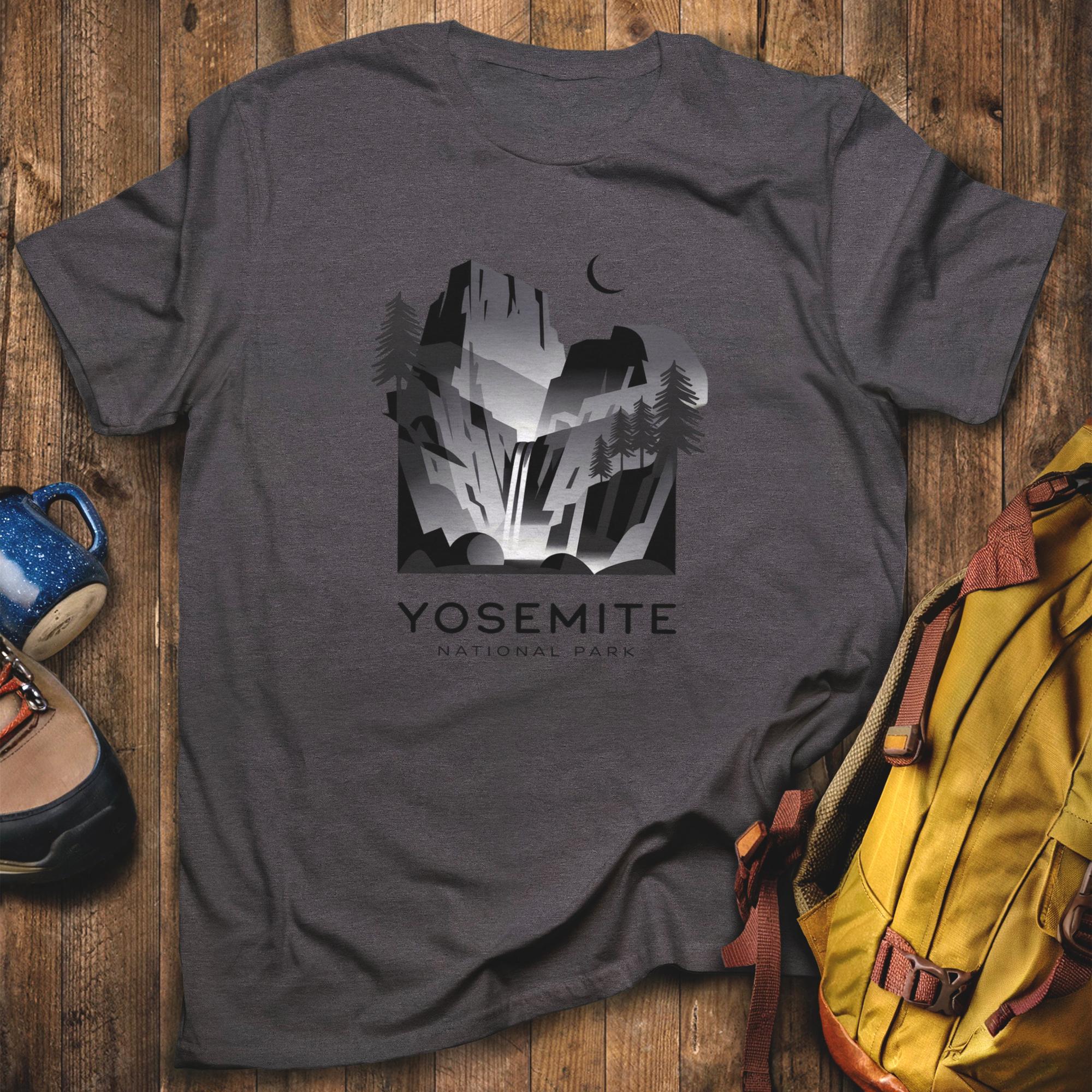 Yosemite National Park Noir T-Shirt