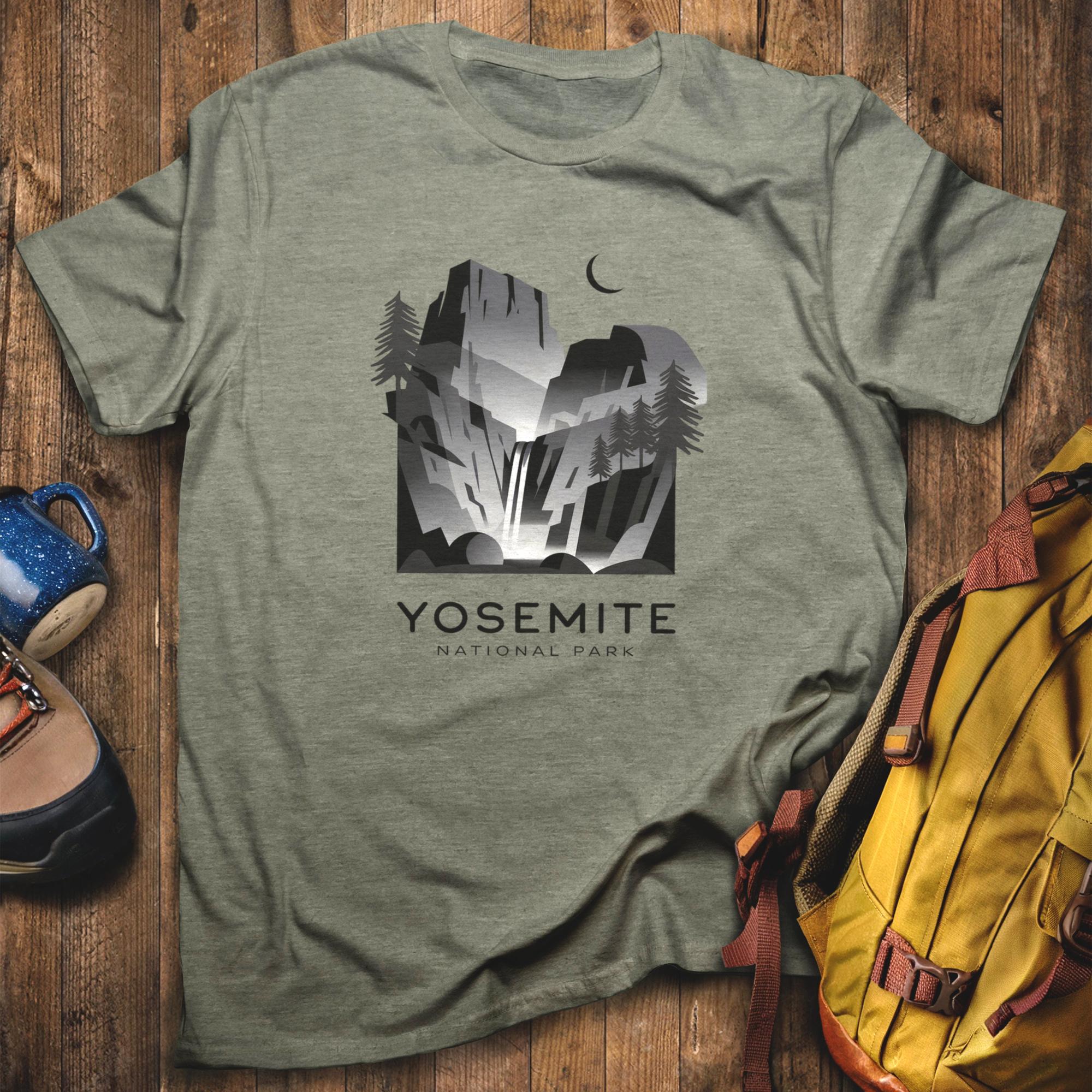 Yosemite National Park Noir T-Shirt