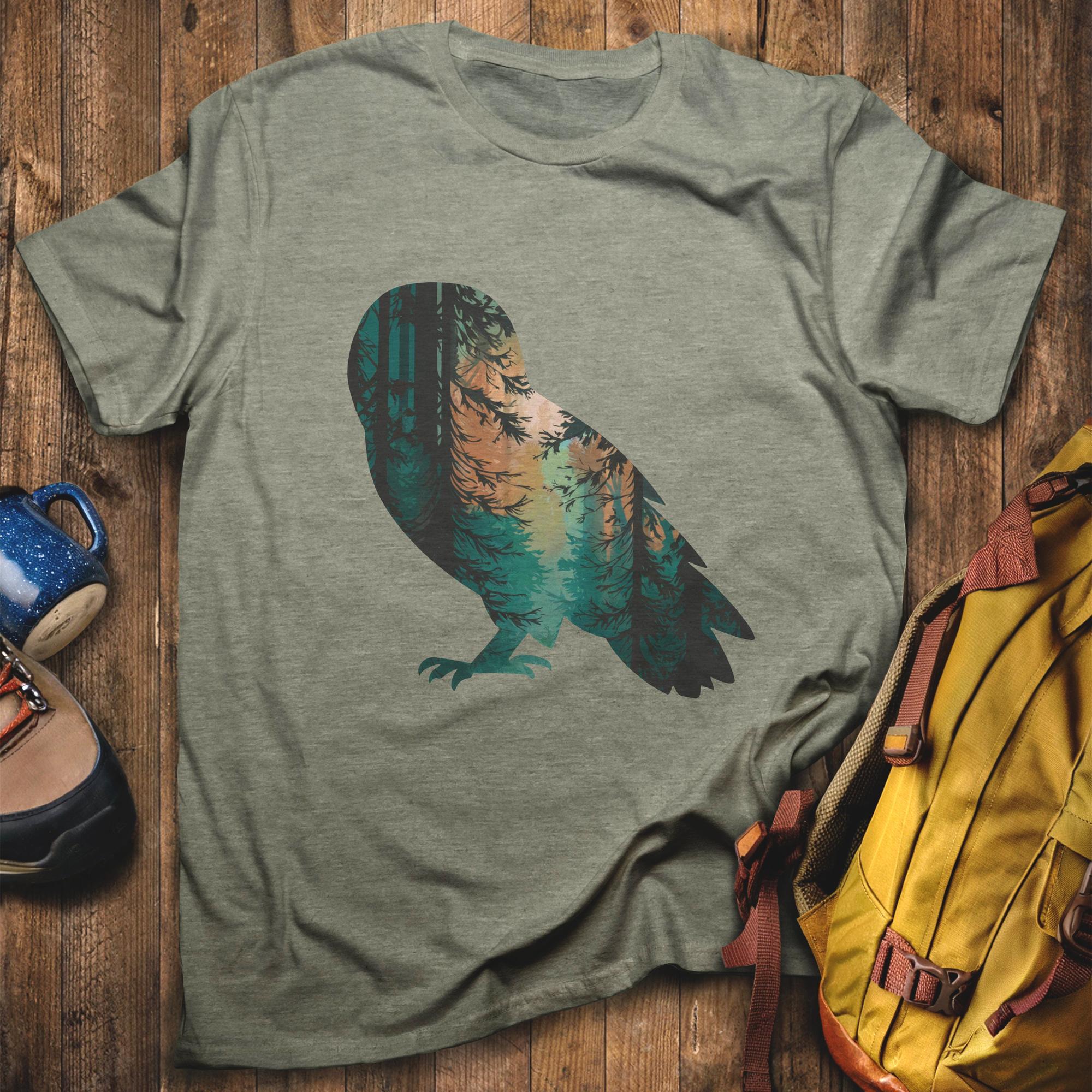 Barn Owl Silhouette T-Shirt