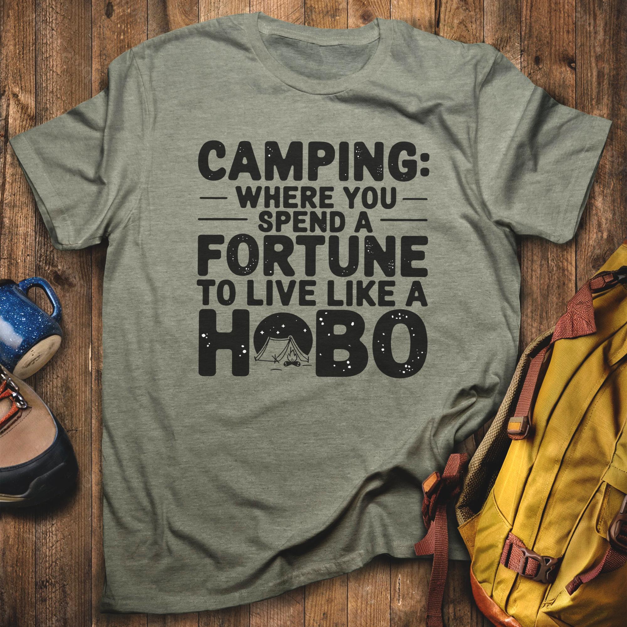 Spend a Fortune Camping T-Shirt