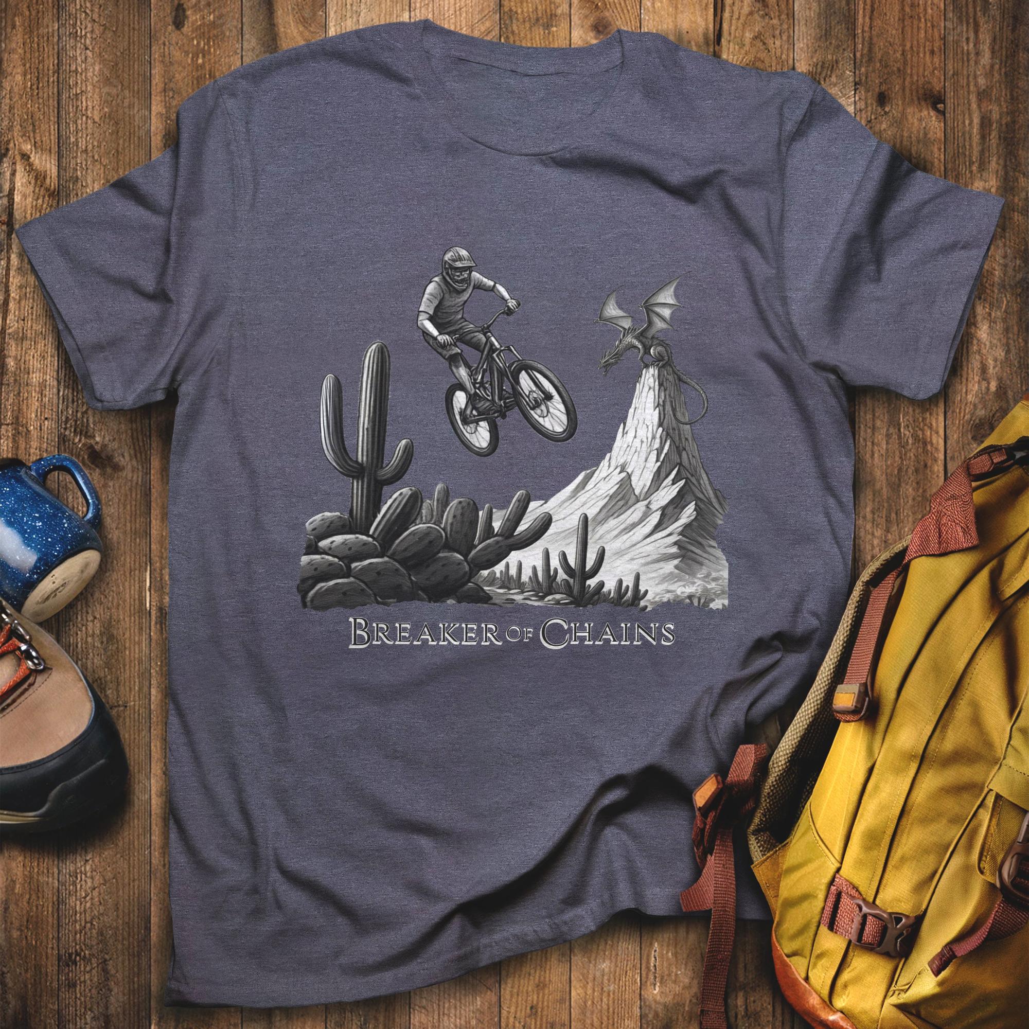 Breaker of Chains Biking T-Shirt