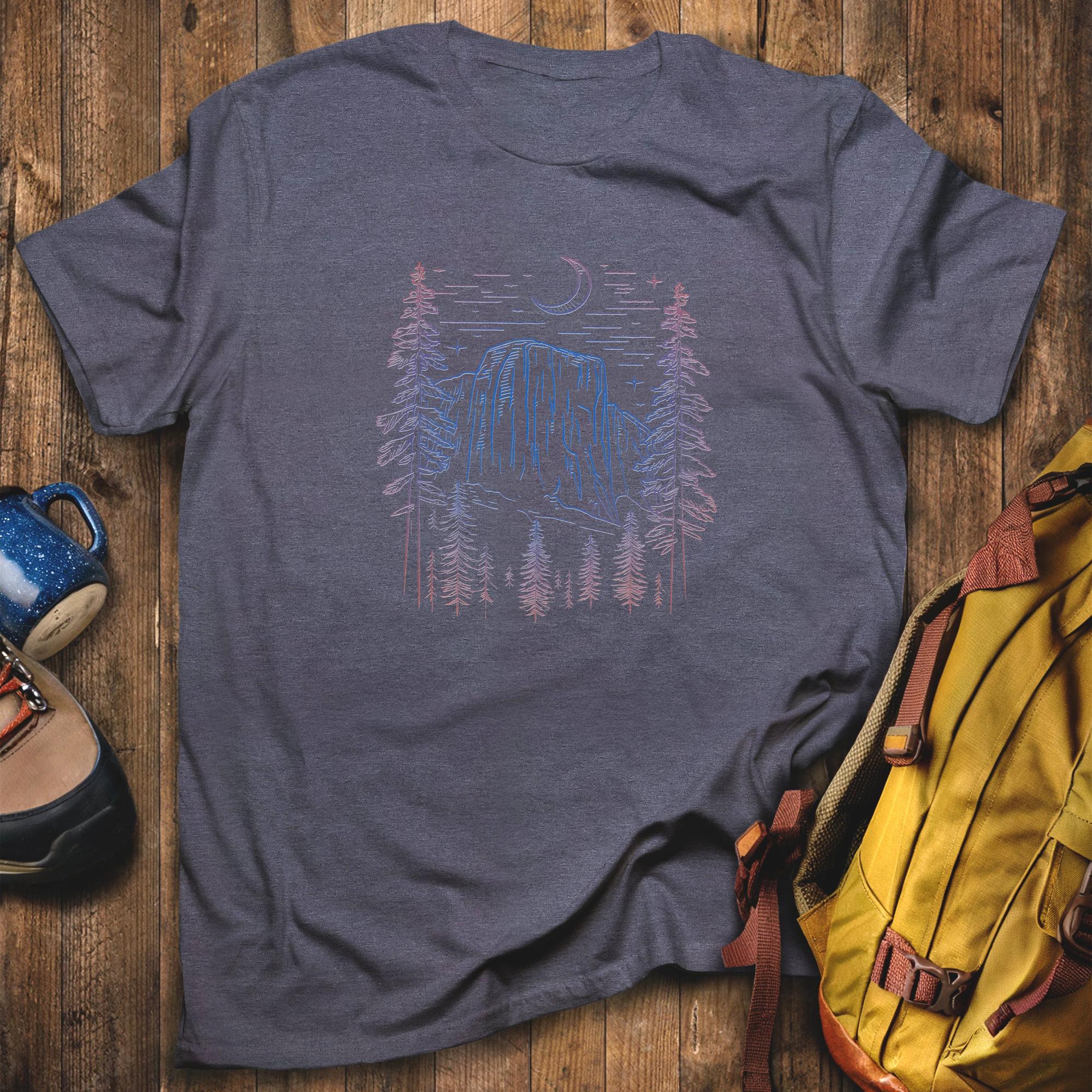 Yosemite El Capitan at Night T-Shirt