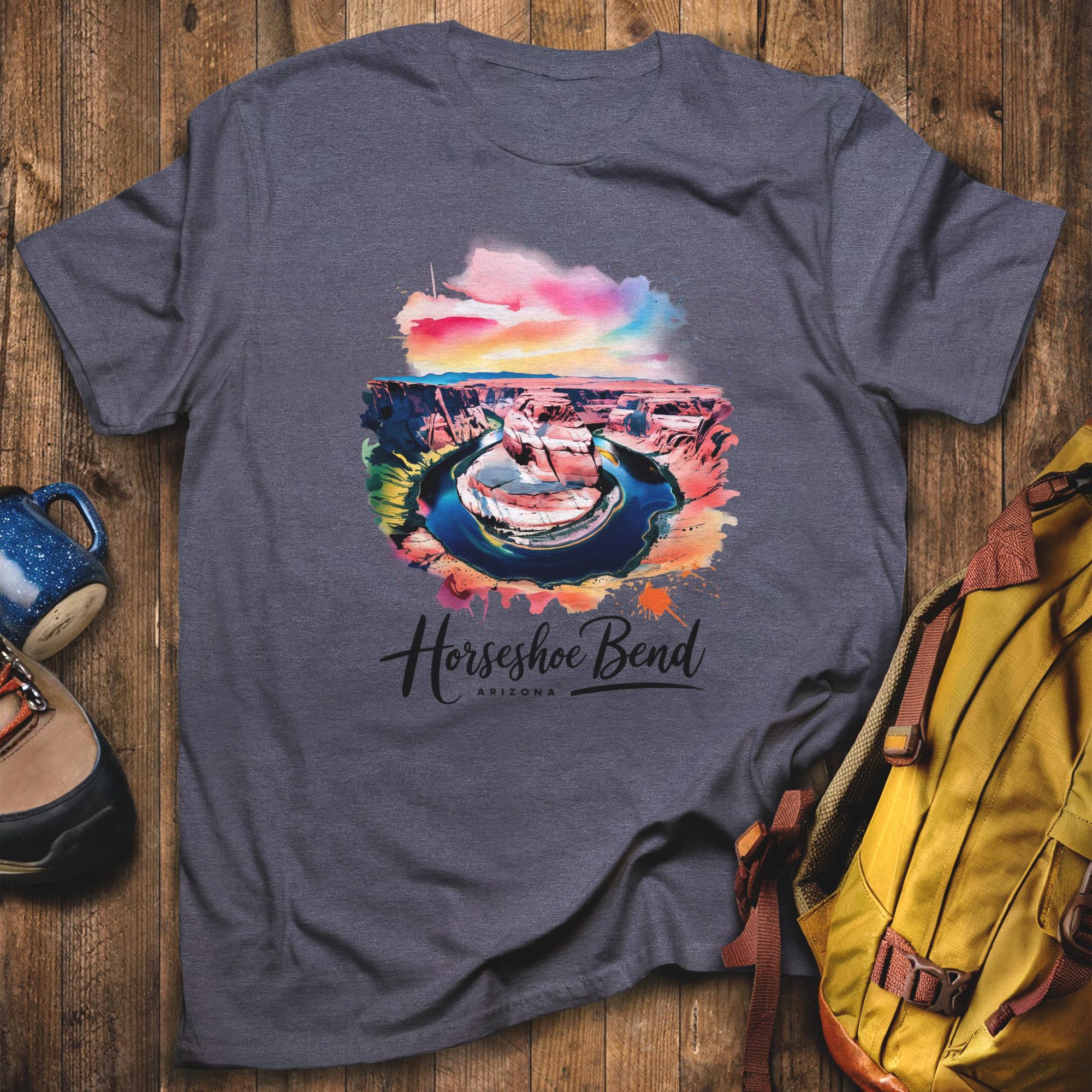 Horseshoe Bend Watercolor T-Shirt