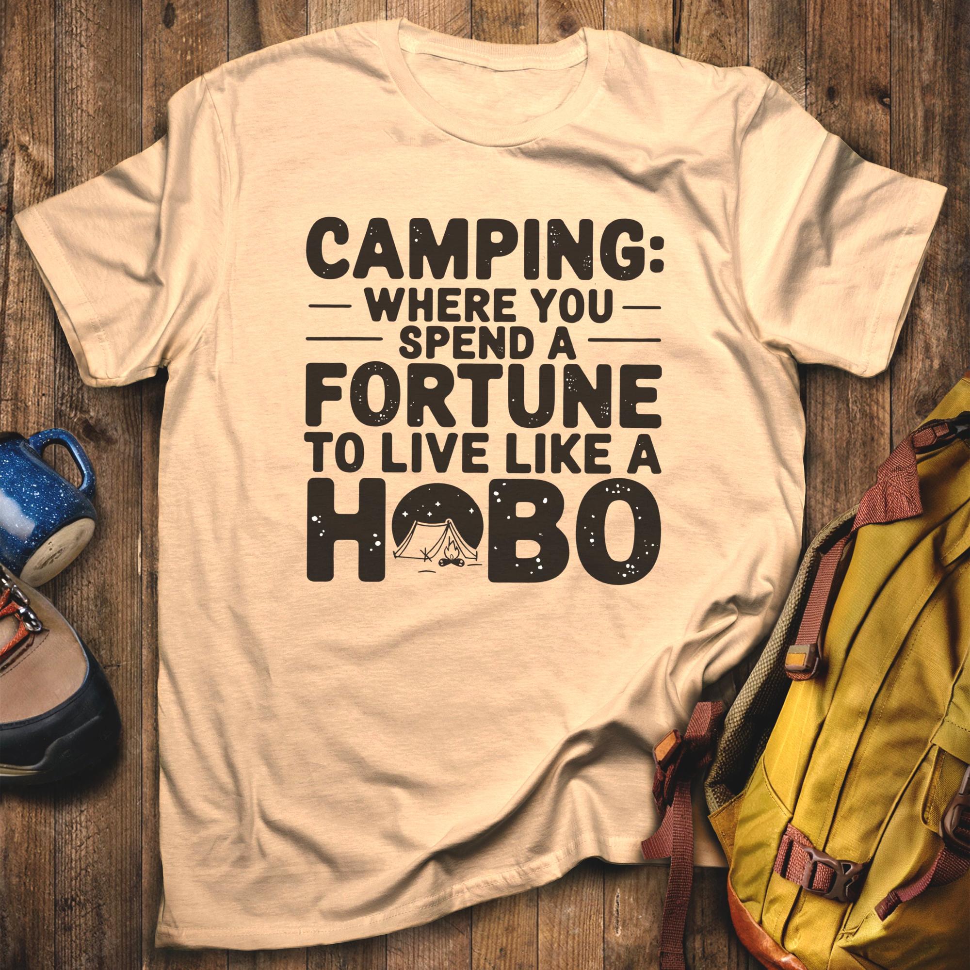 Spend a Fortune Camping T-Shirt