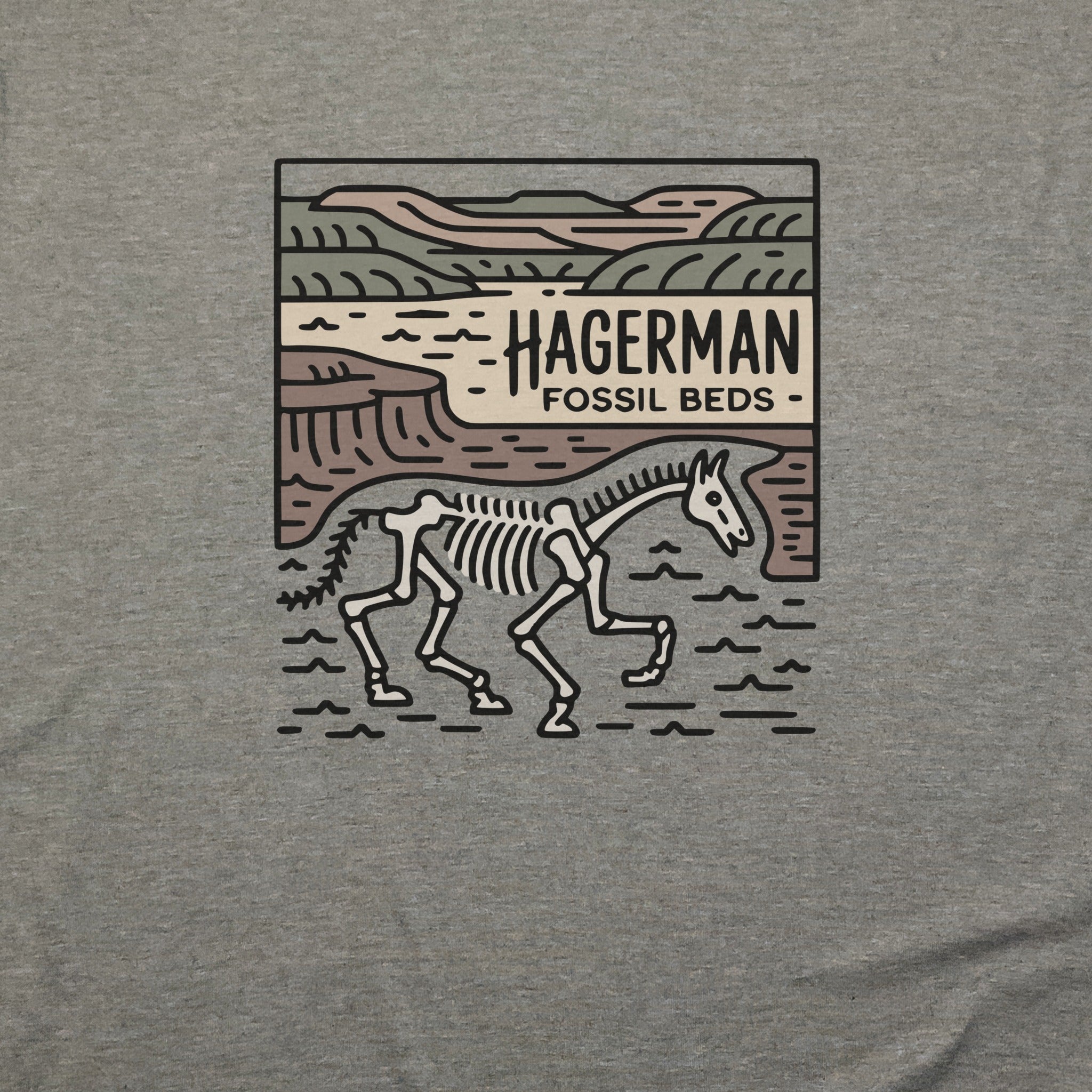 Hagerman Fossil Beds National Monument T-Shirt