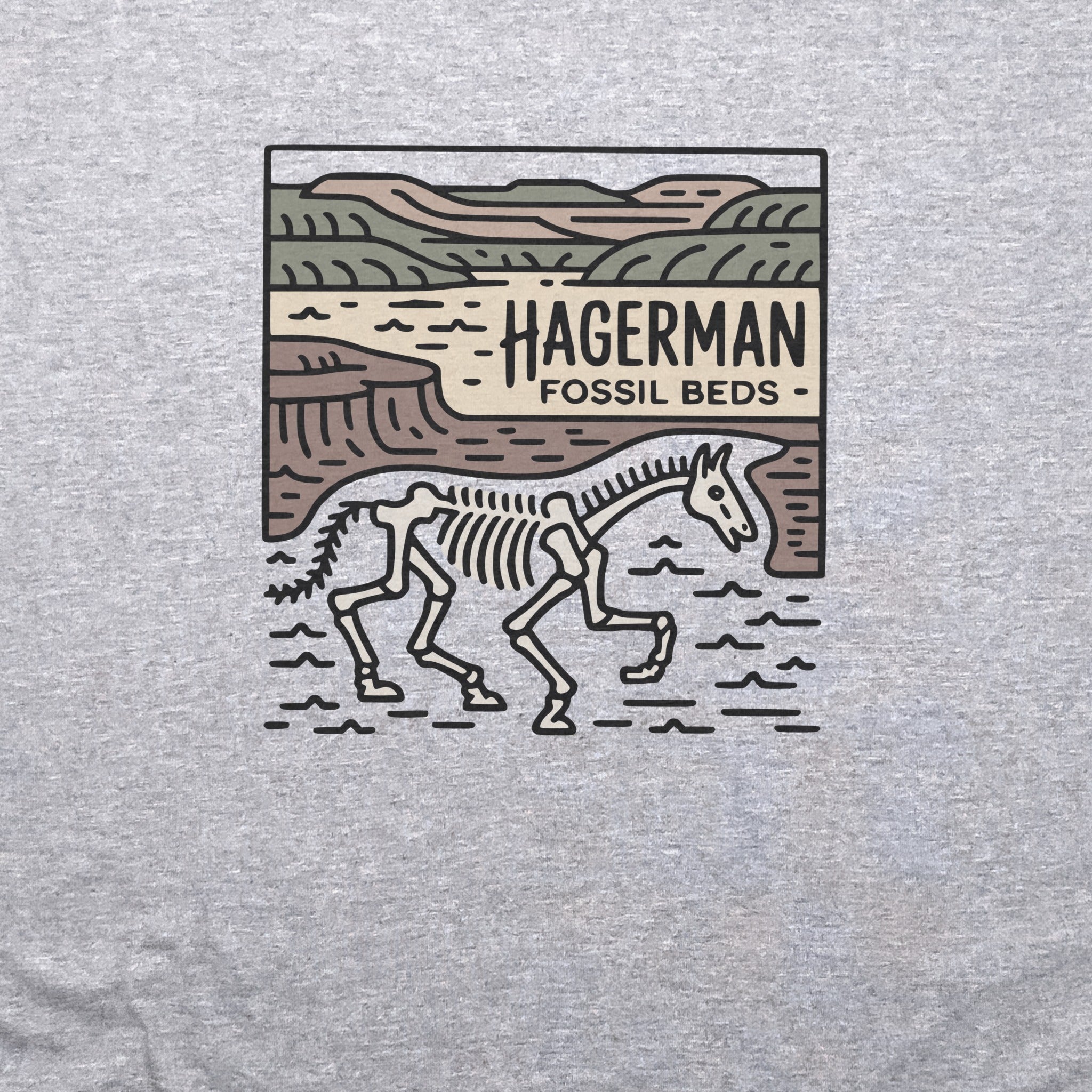 Hagerman Fossil Beds National Monument T-Shirt