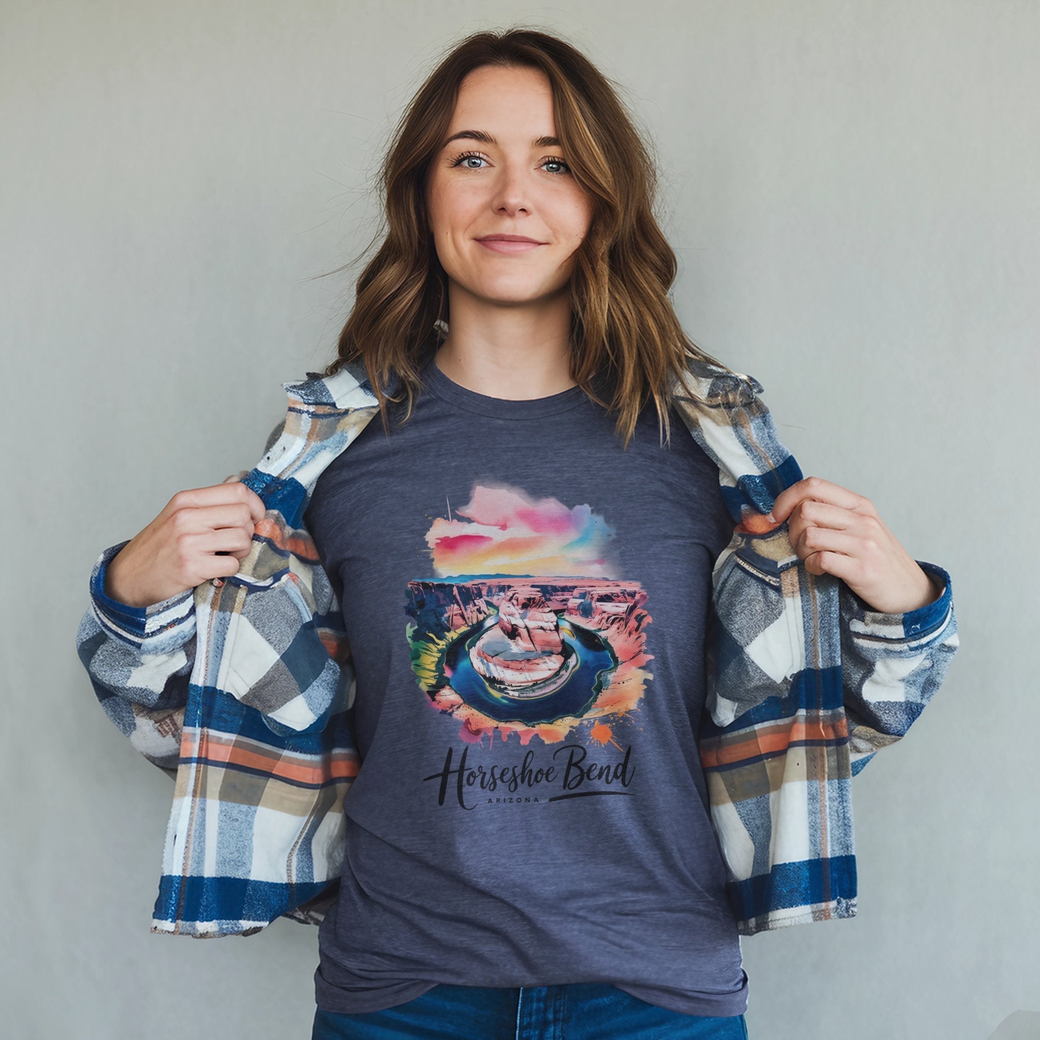 Horseshoe Bend Watercolor T-Shirt