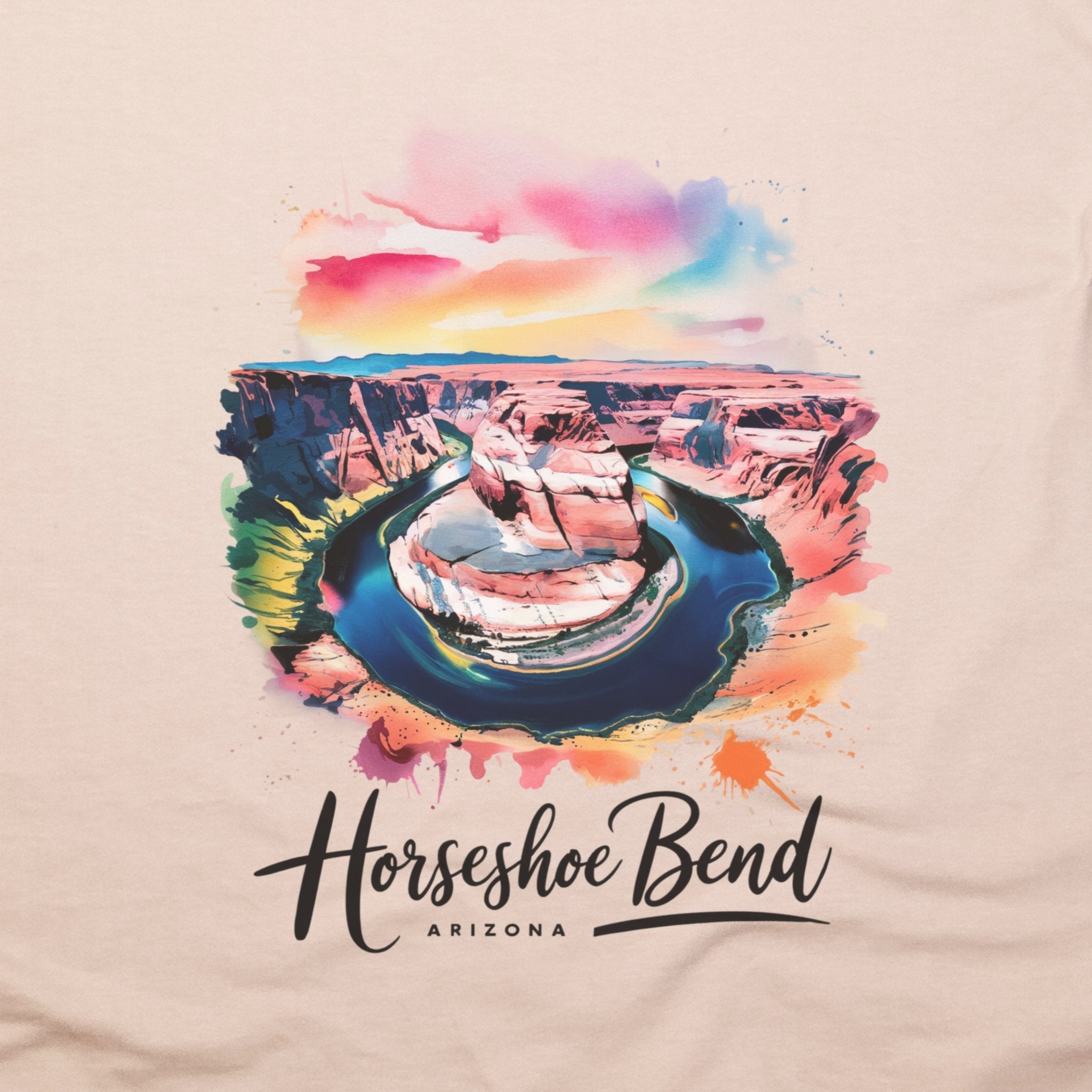 Horseshoe Bend Watercolor T-Shirt