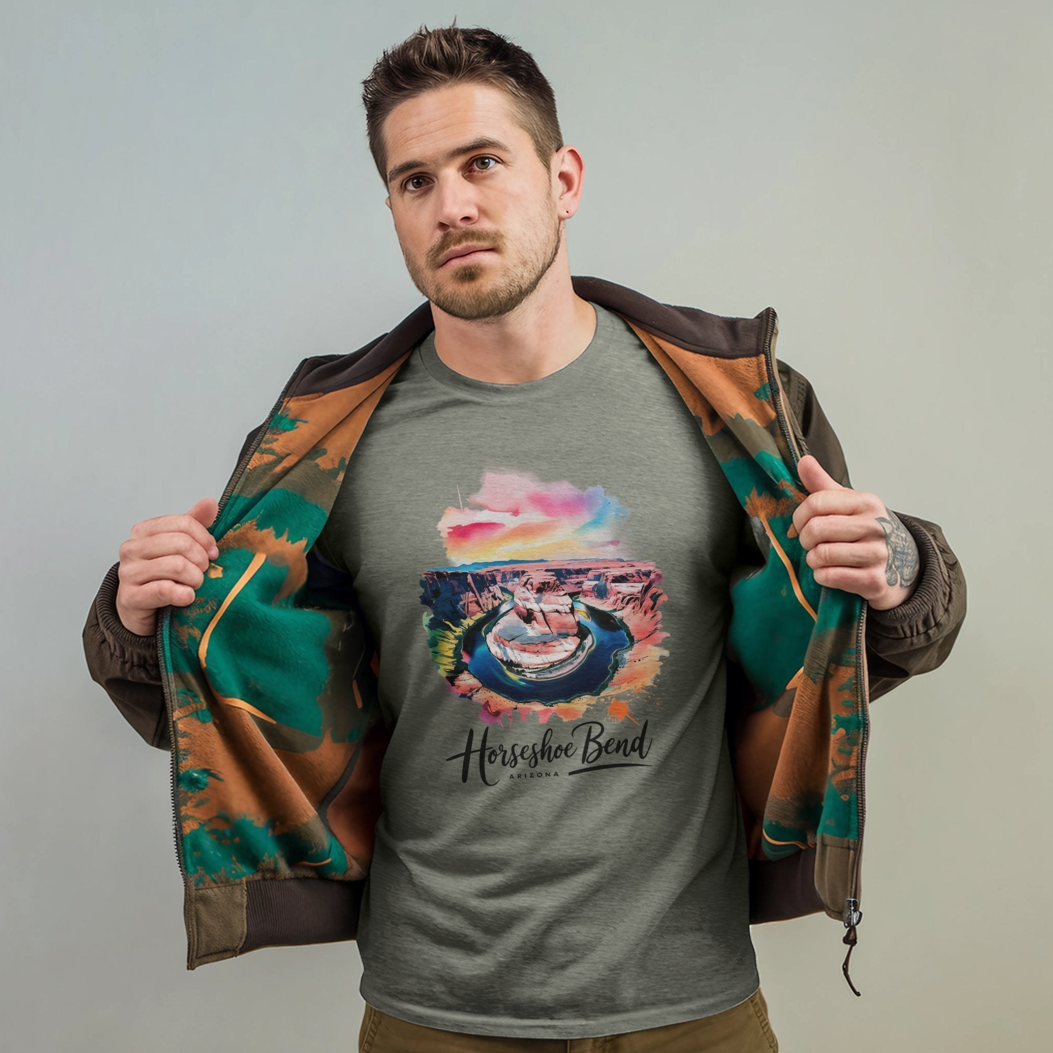 Horseshoe Bend Watercolor T-Shirt